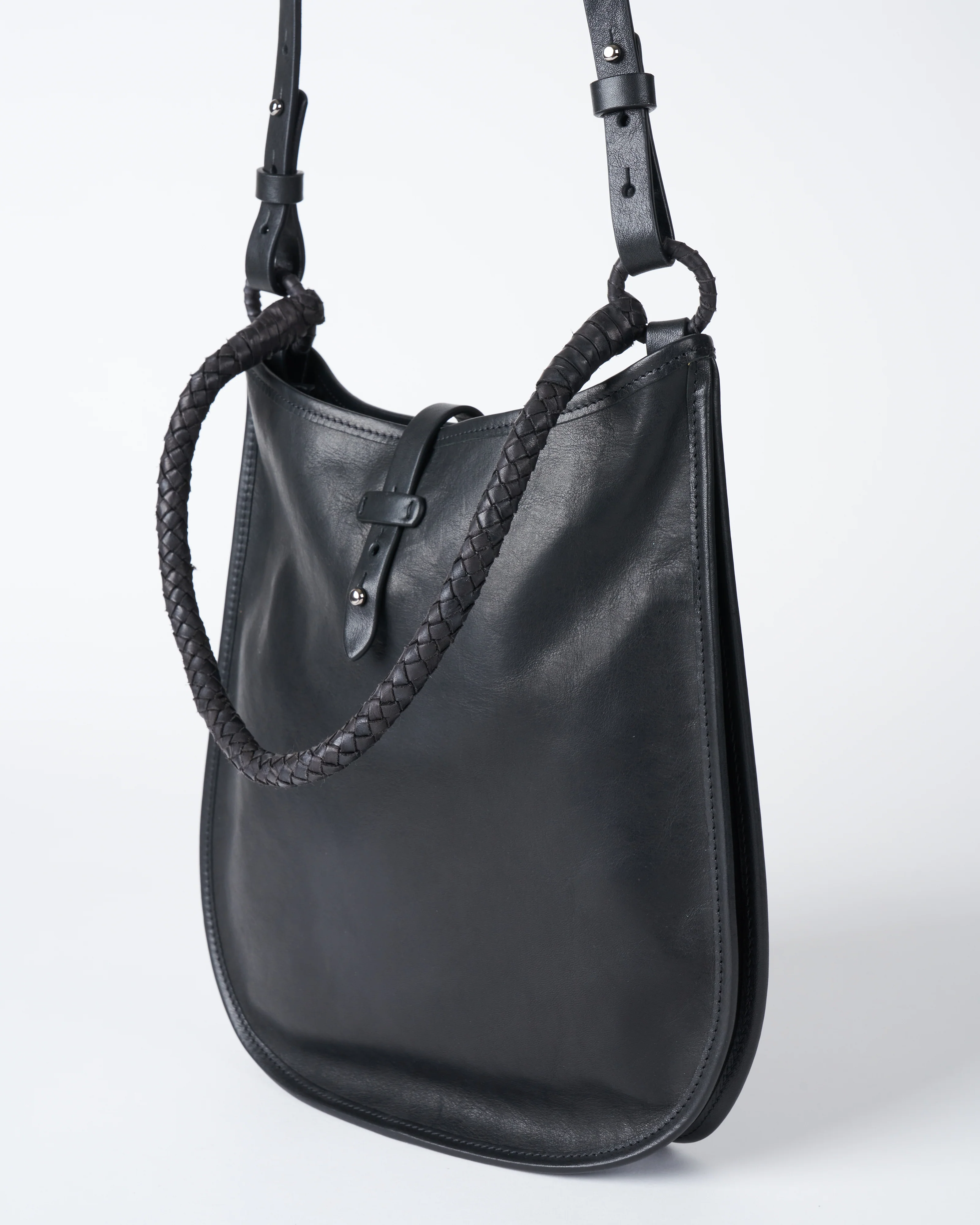 luna selleria crossbody - nero leather - Image 6