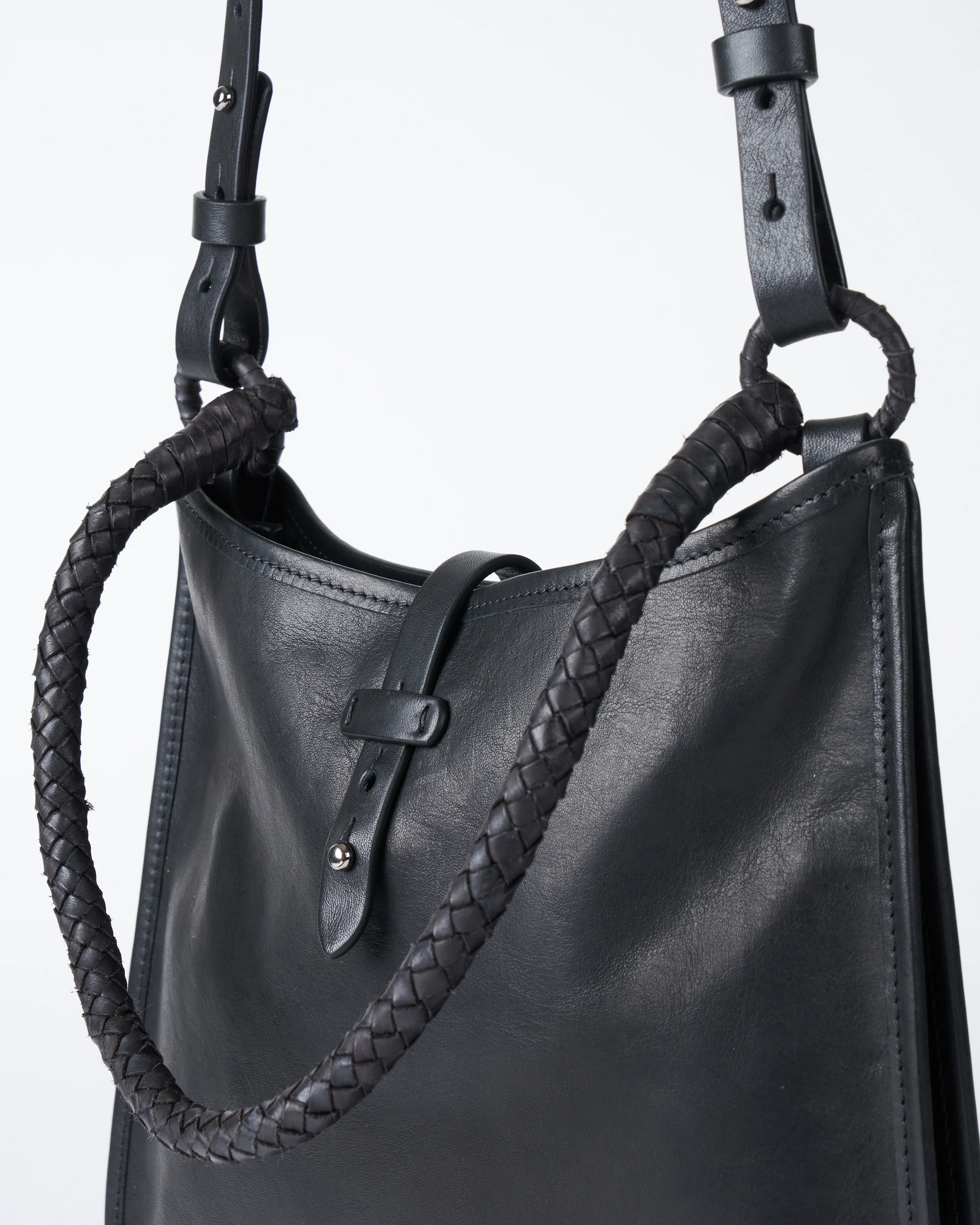 luna selleria crossbody - nero leather - Image 7