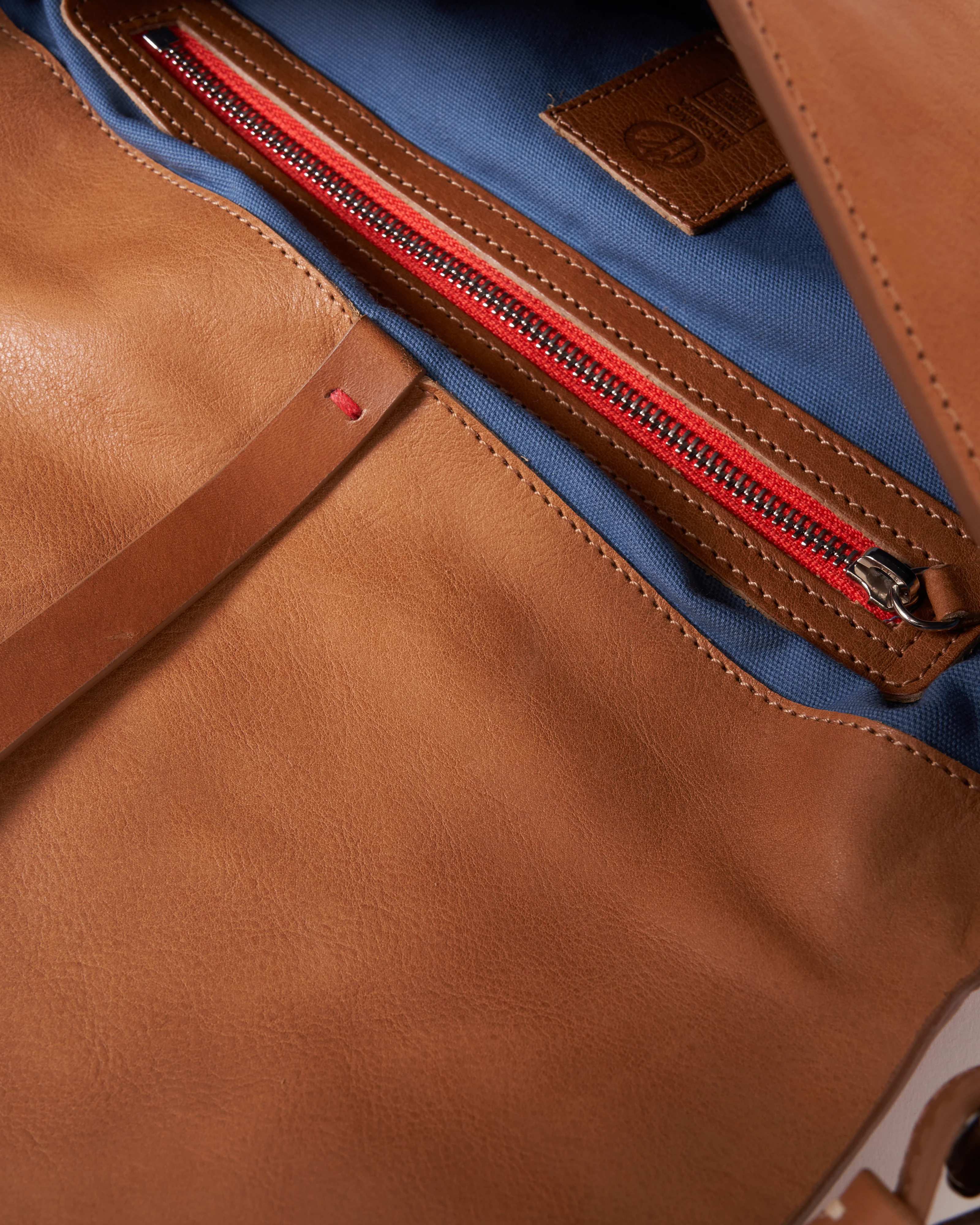 melissa shoulder bag - veg tan leather tabac - Image 4
