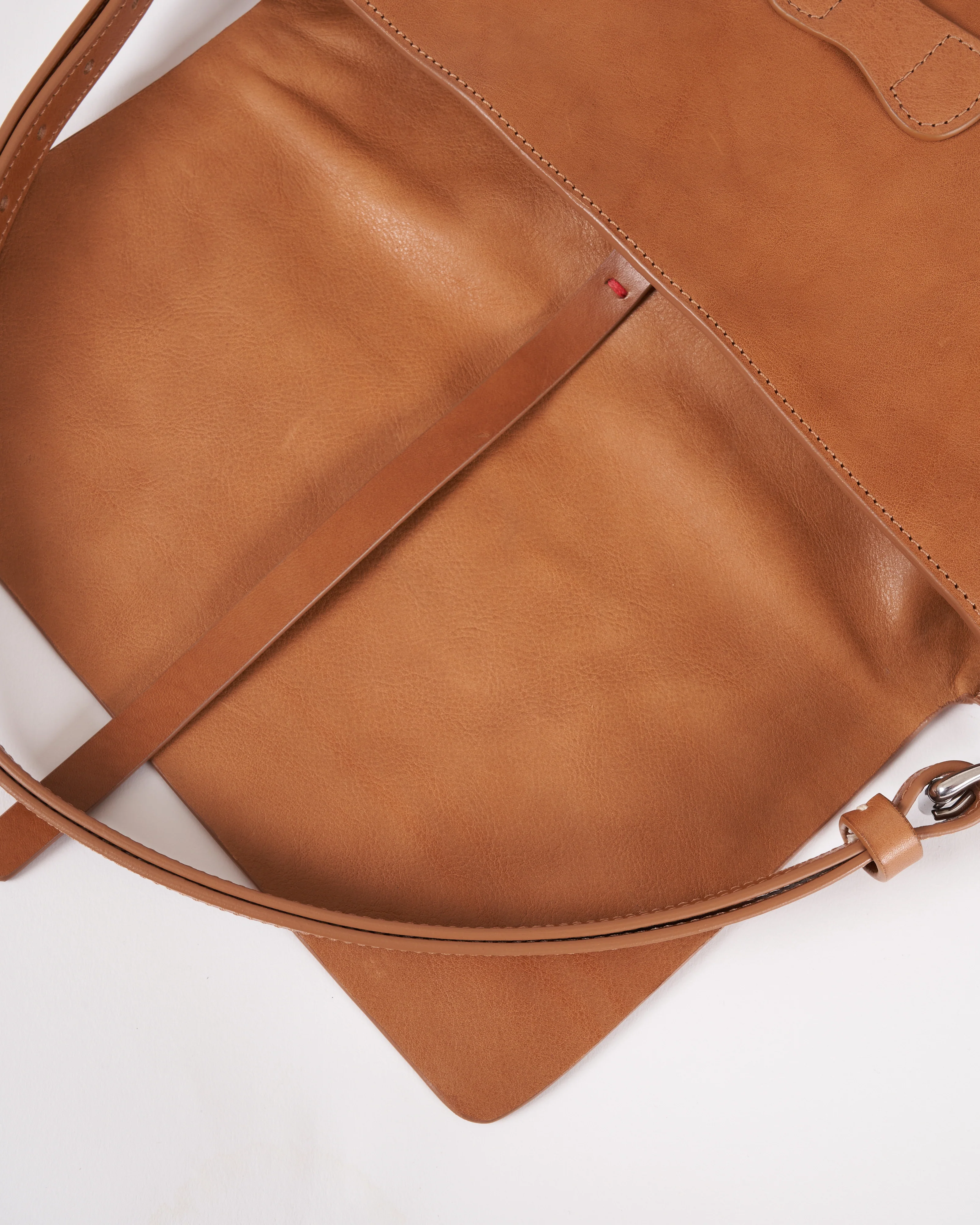 melissa shoulder bag - veg tan leather tabac - Image 5