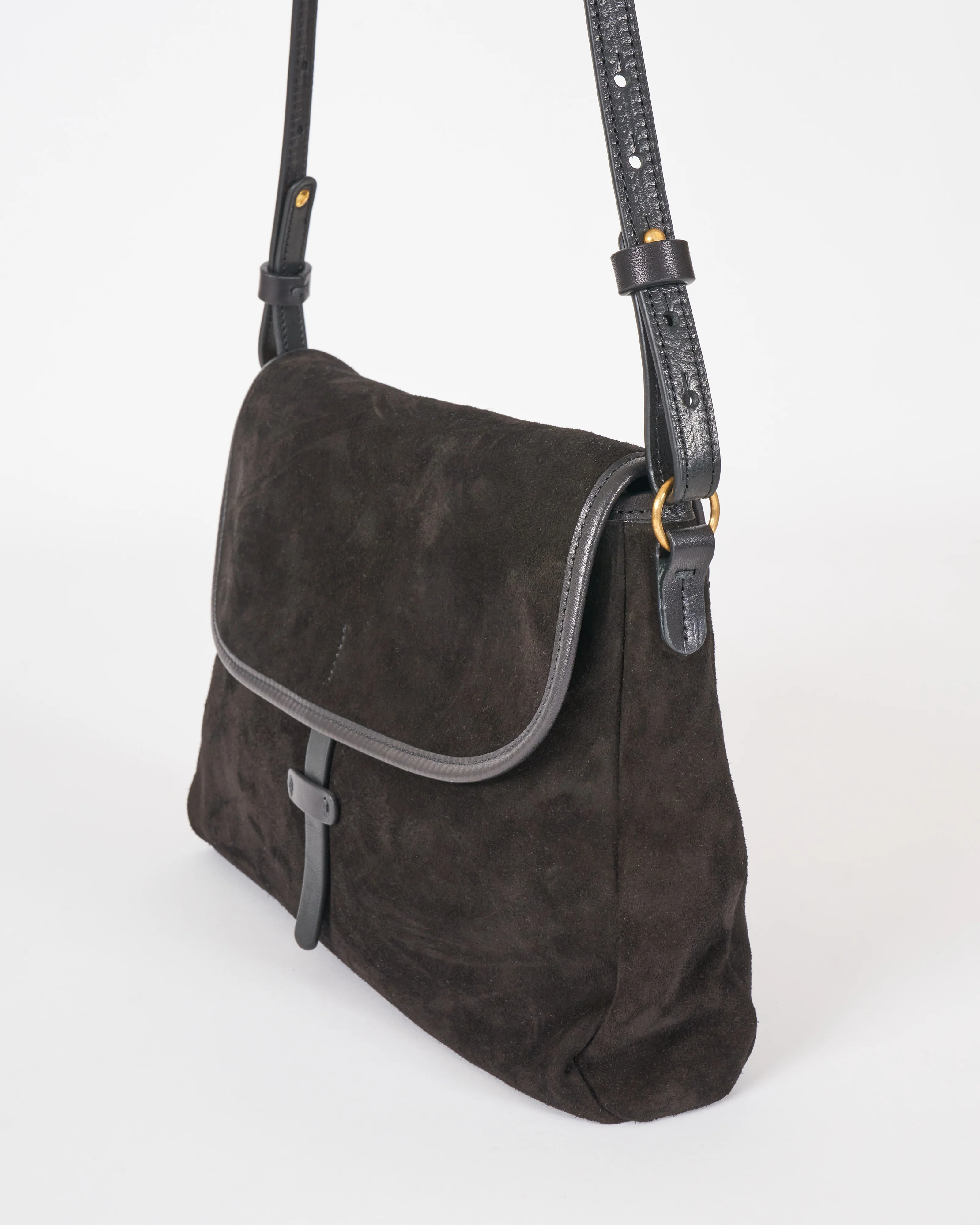 messenger bag - black suede - Image 3