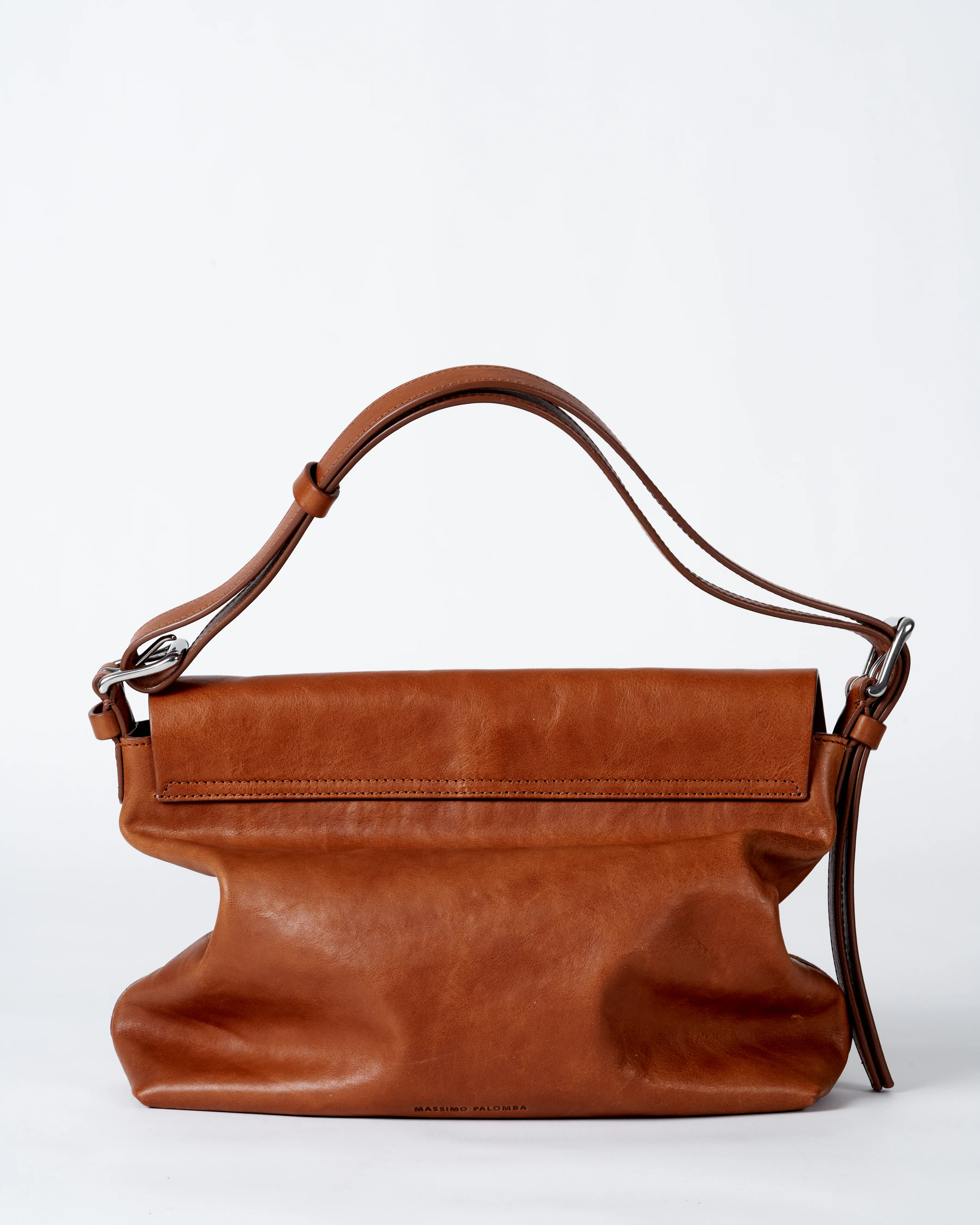 shoulder bag veg.tanned suede calf leather - cuoio - Image 4