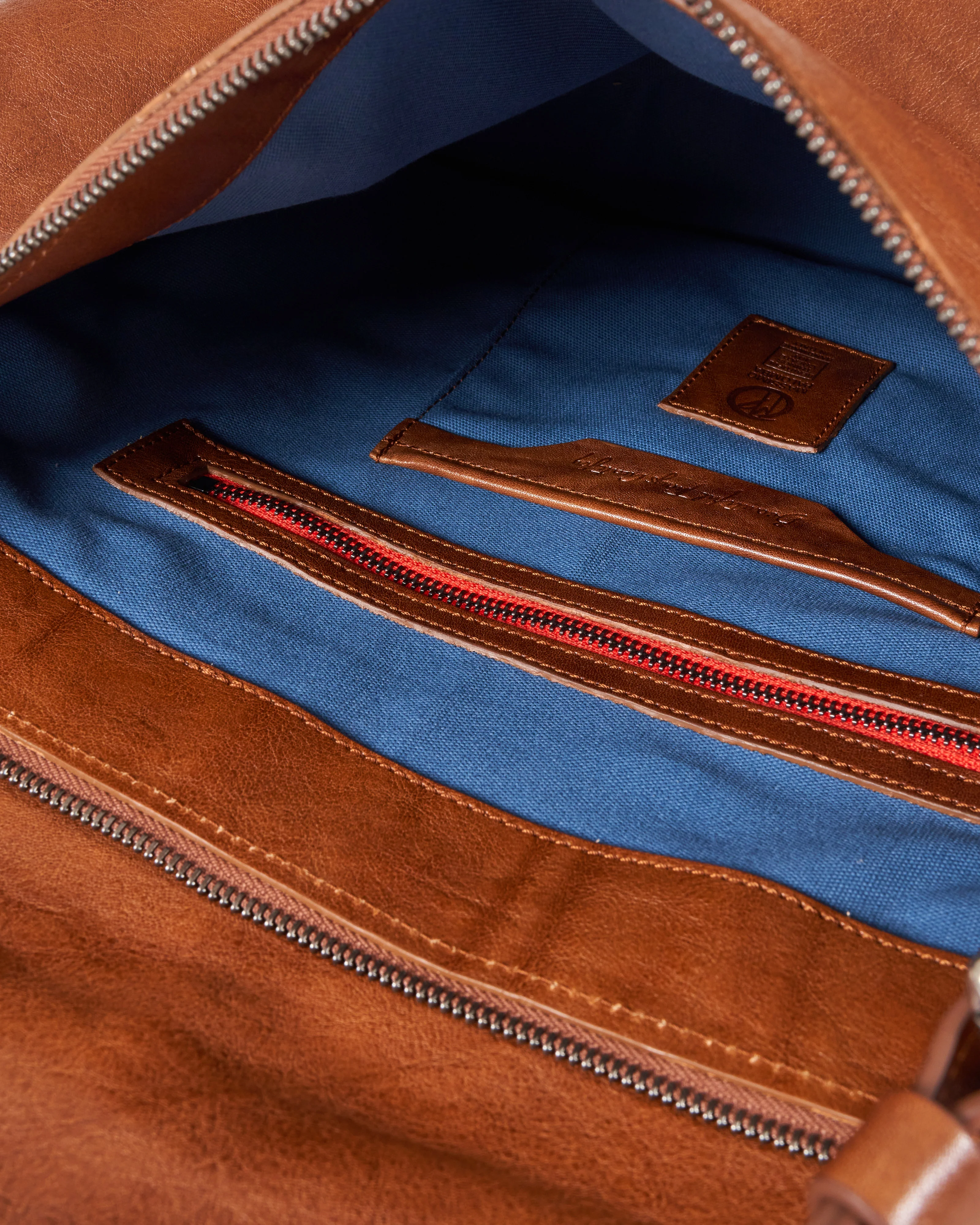 tall messenger bag - selleria lux cuoio - Image 5