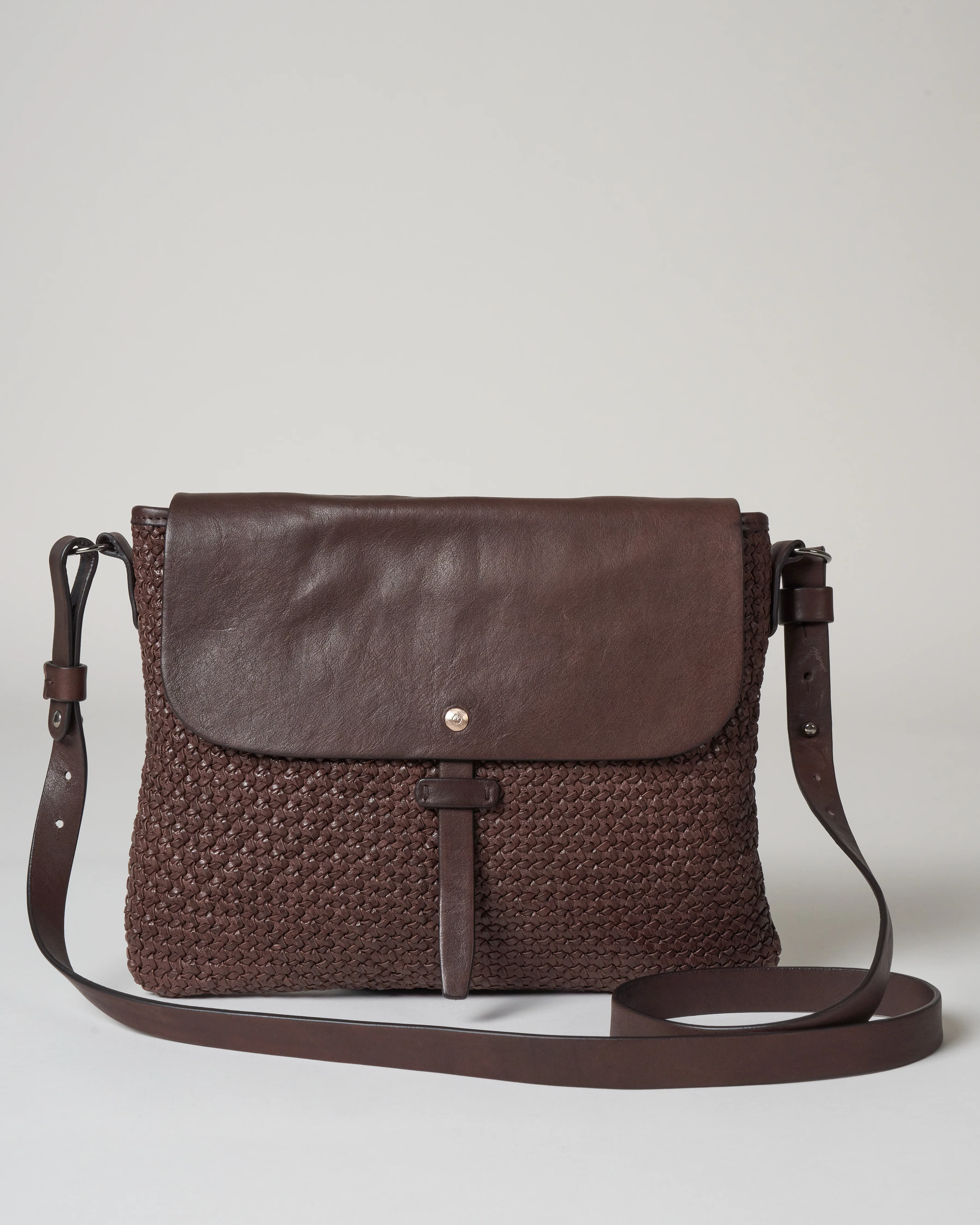 woven crossbody - ebano - Image 2