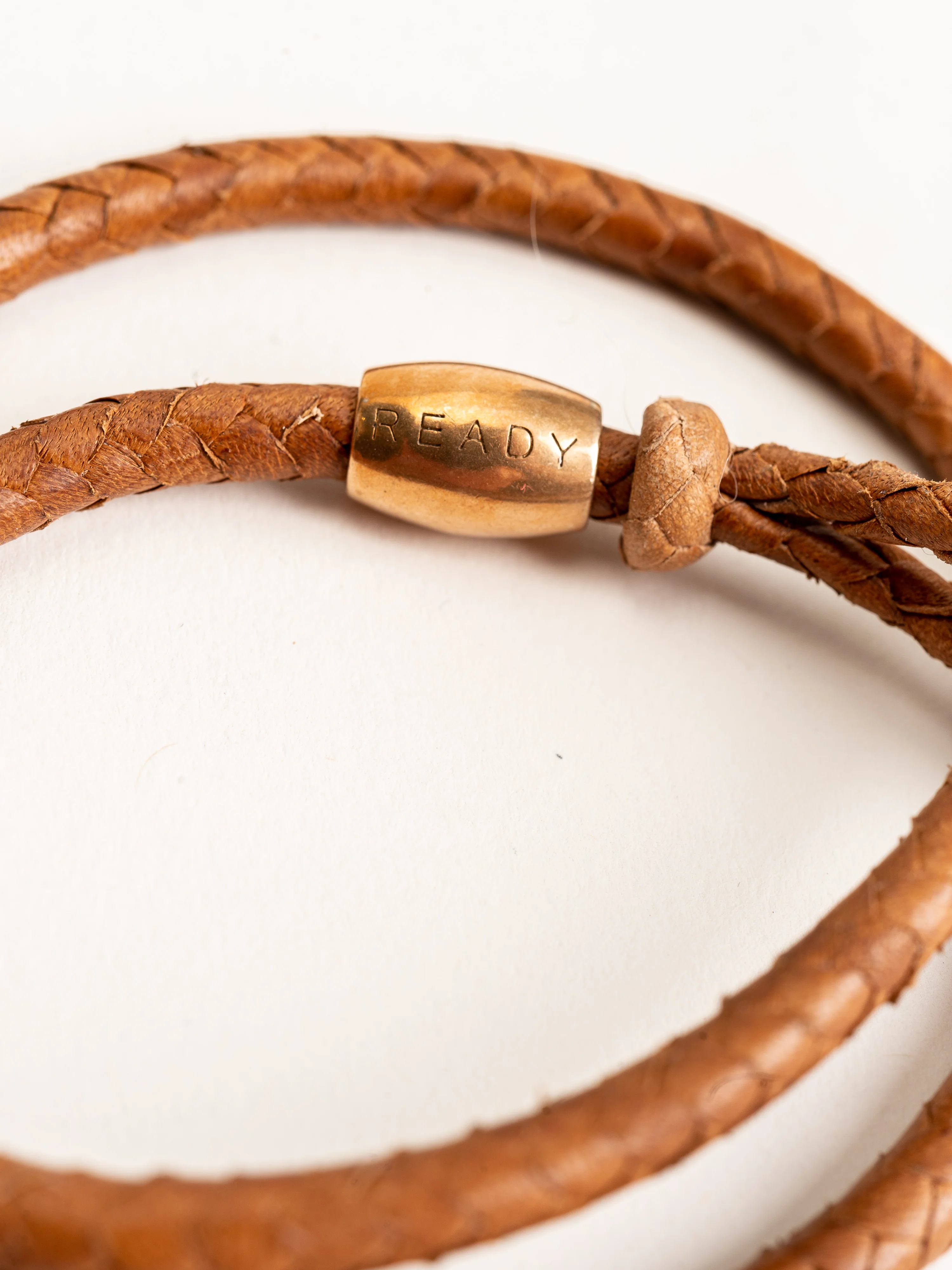 double wrap with knot - tan - Image 3