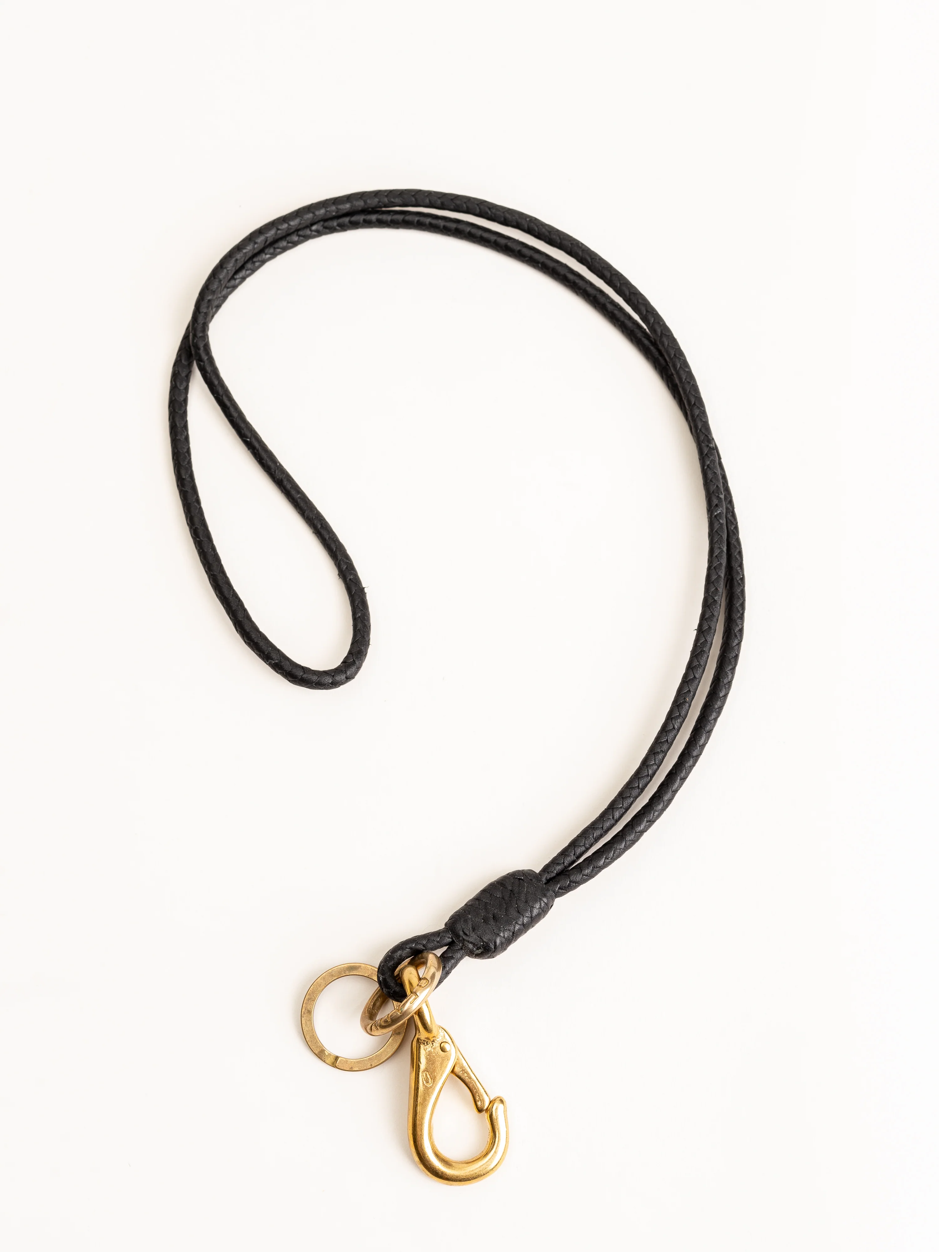 keychain long loop - black