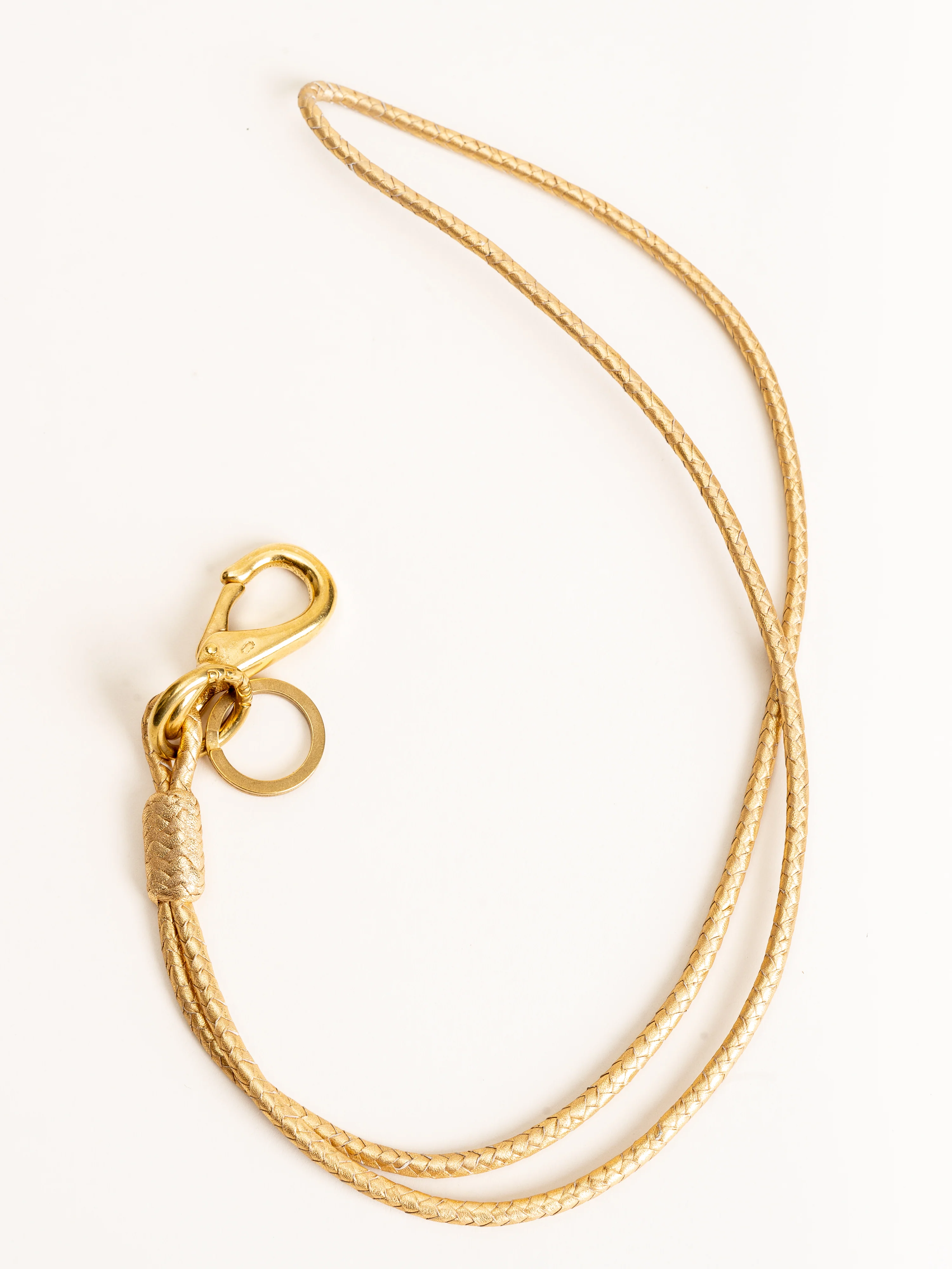 keychain long loop - gold