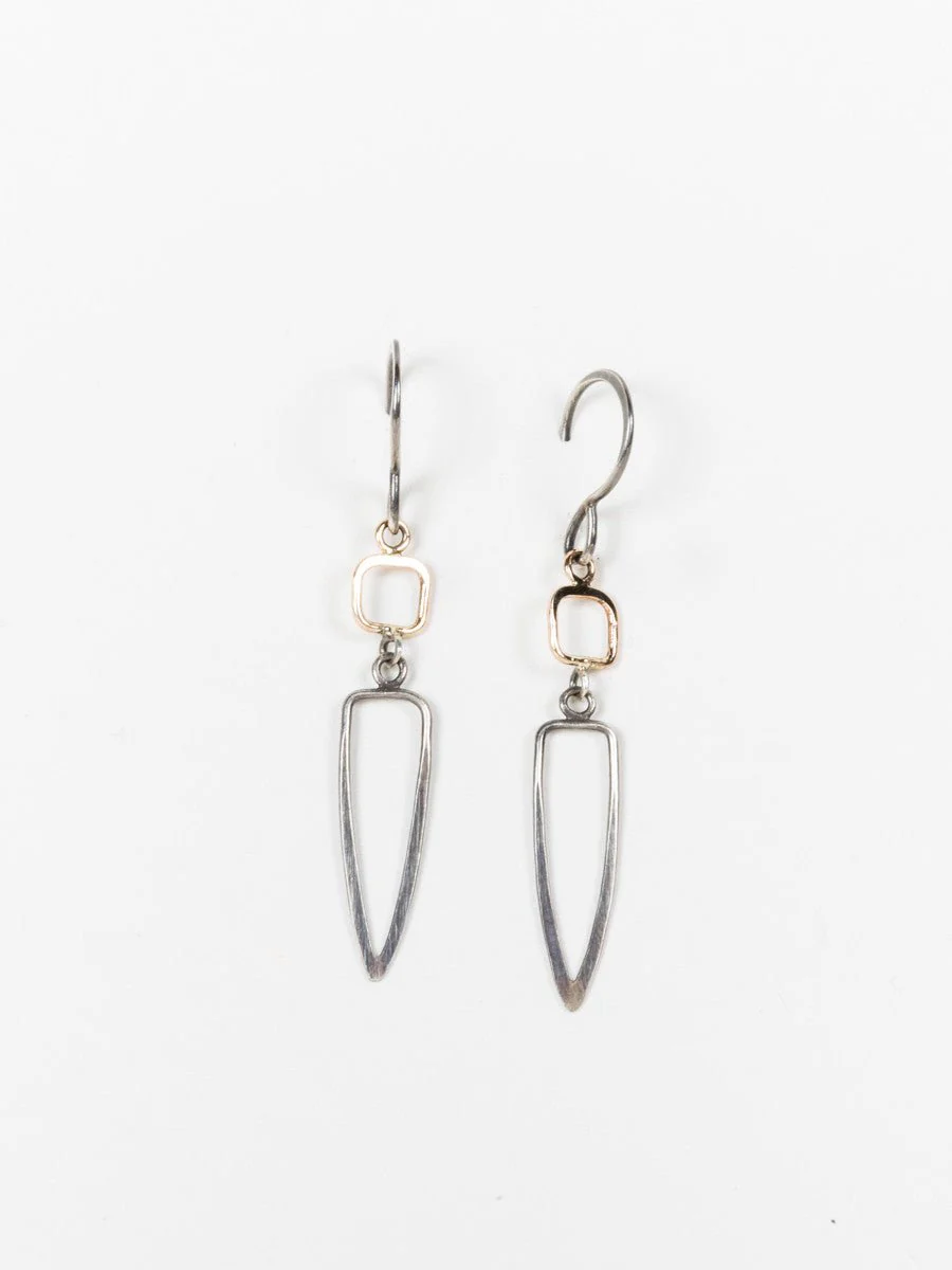 square dagger drop earring - Image 4