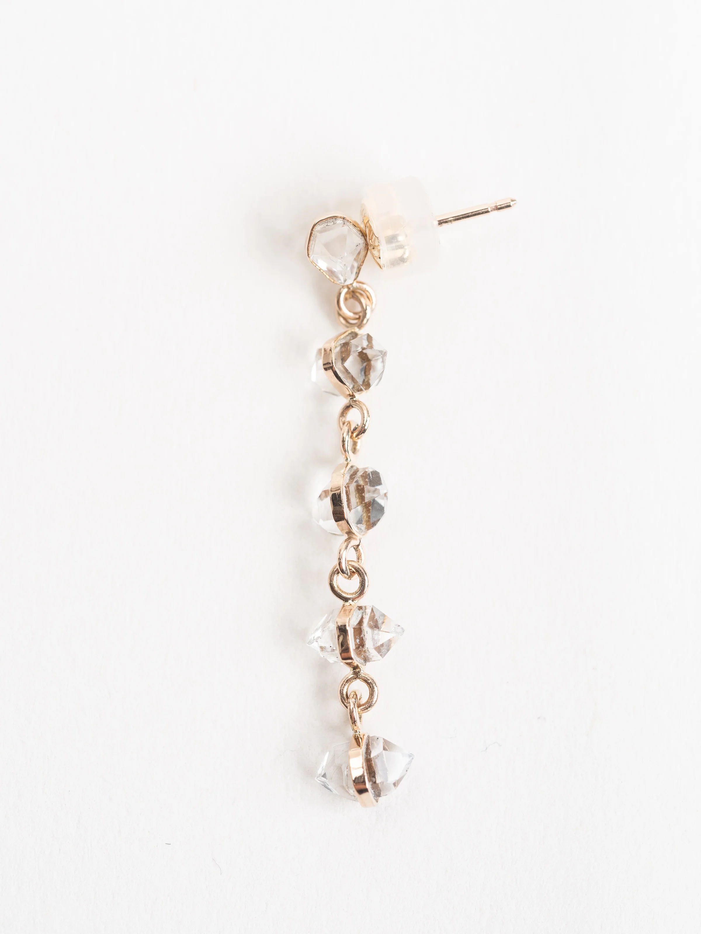 5 drop herkimer stud earrings - Image 3