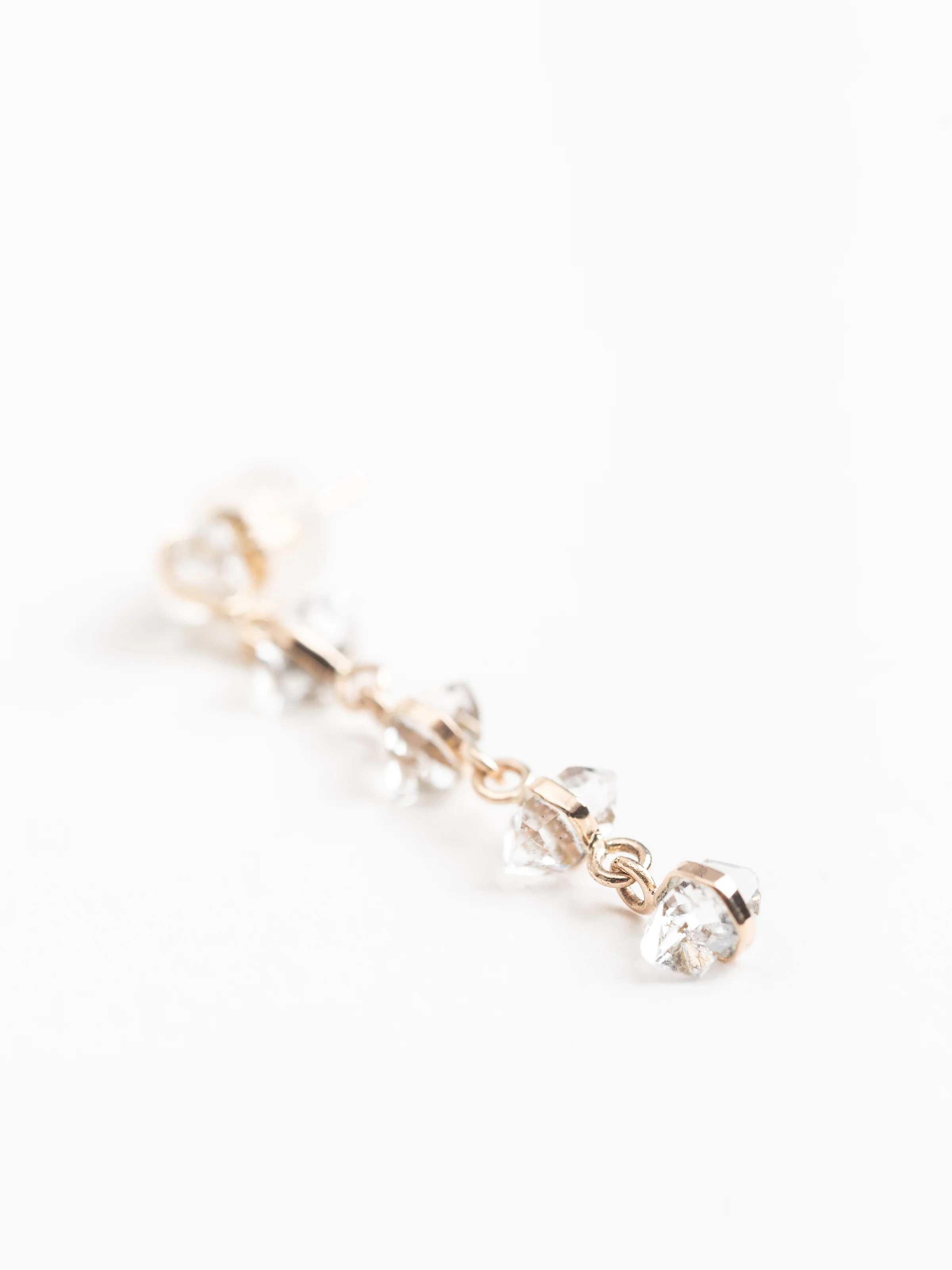 5 drop herkimer stud earrings - Image 4