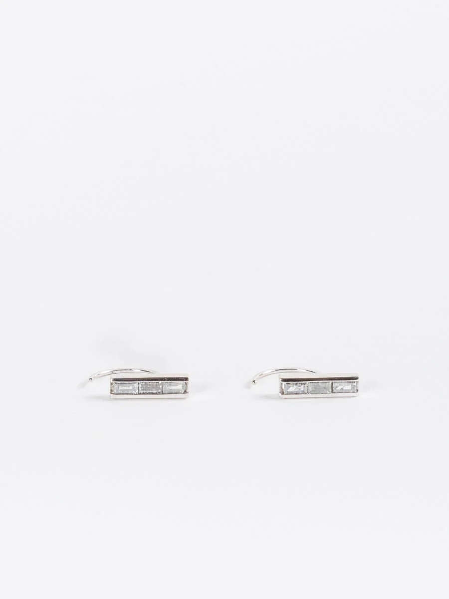 baguette diamond hug hooks - Image 3