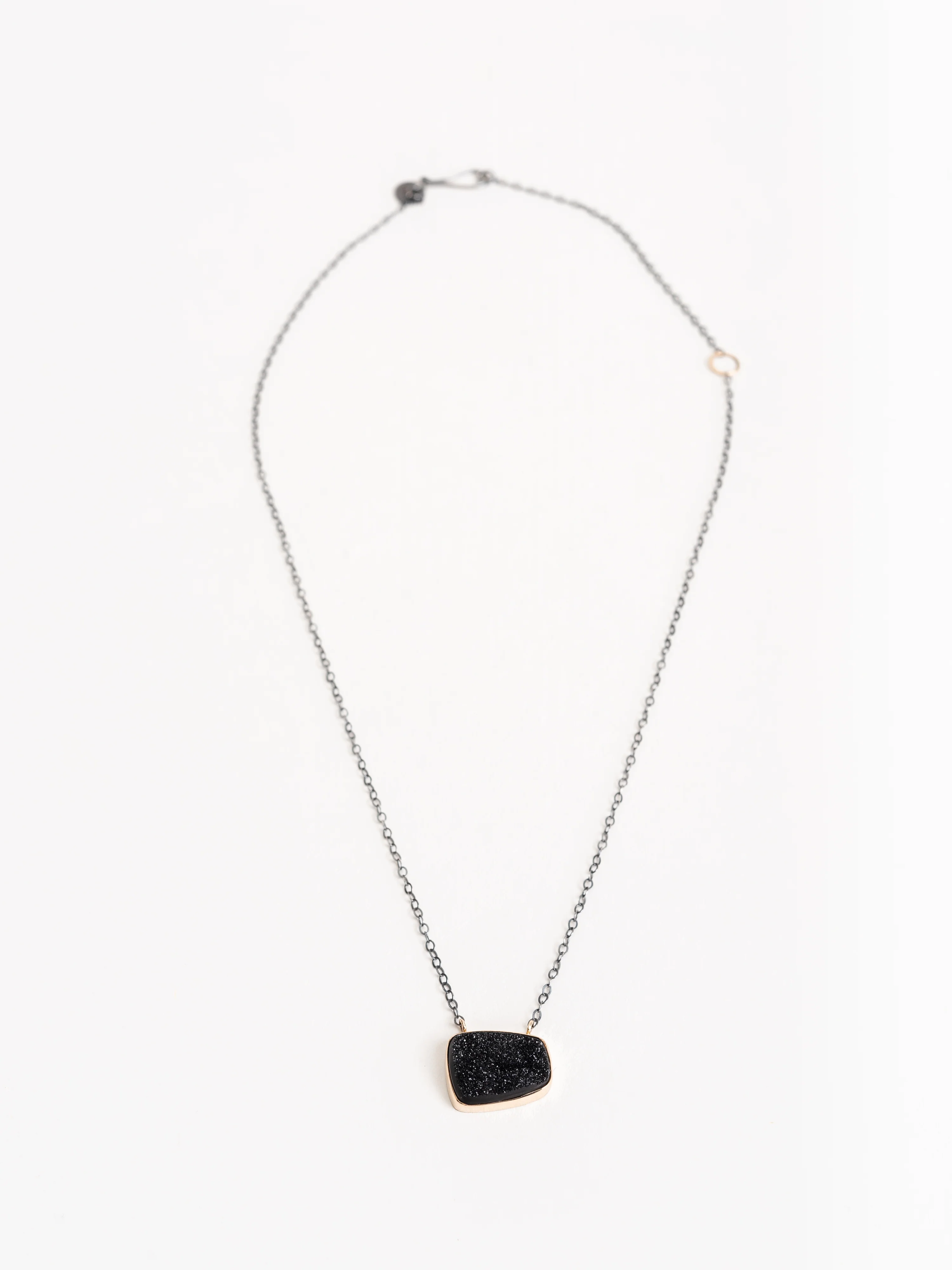 black druzy necklace - Image 3
