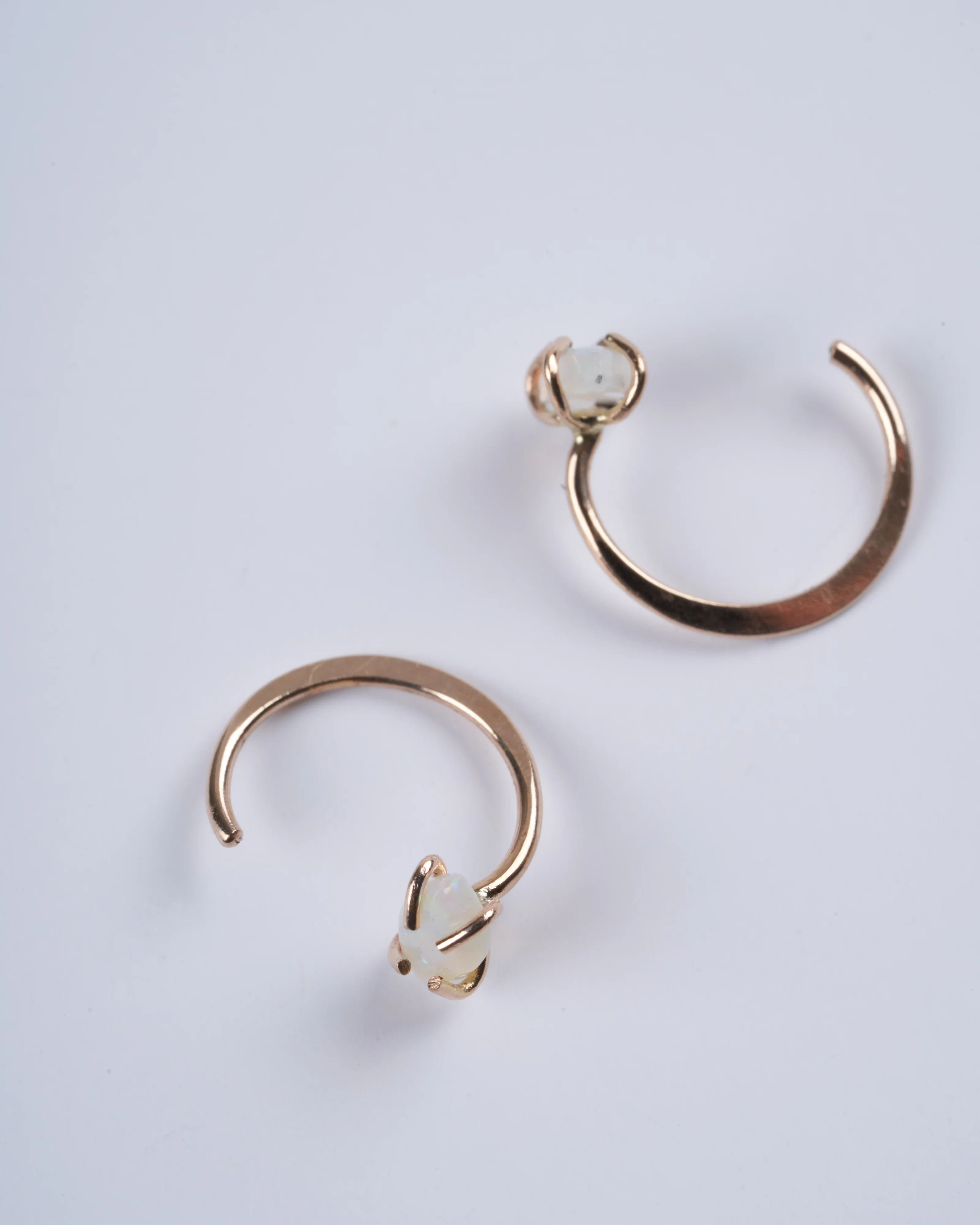 limited edition marquise opal "hug" earring - Image 2