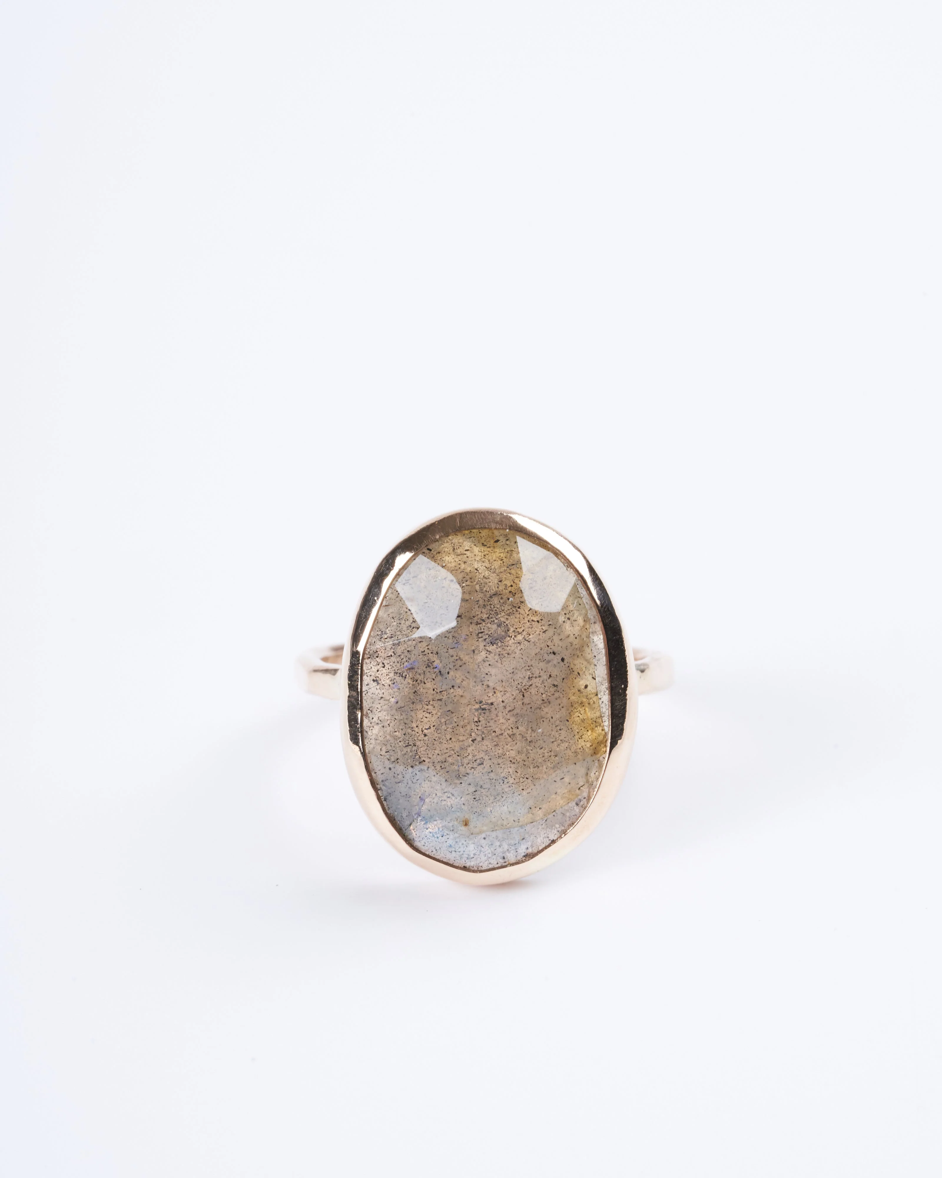 limited edition labradorite freeform ring