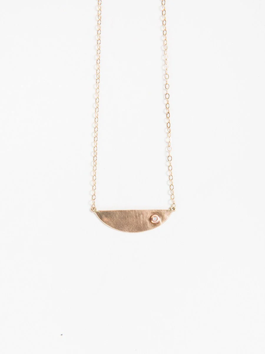 half circle necklace - Image 2