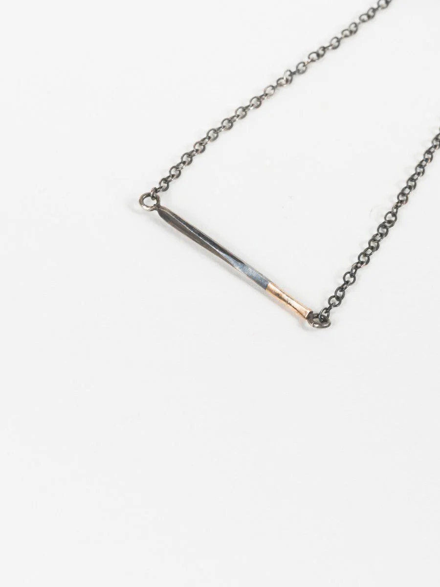 mixed metal bar bracelet - Image 3
