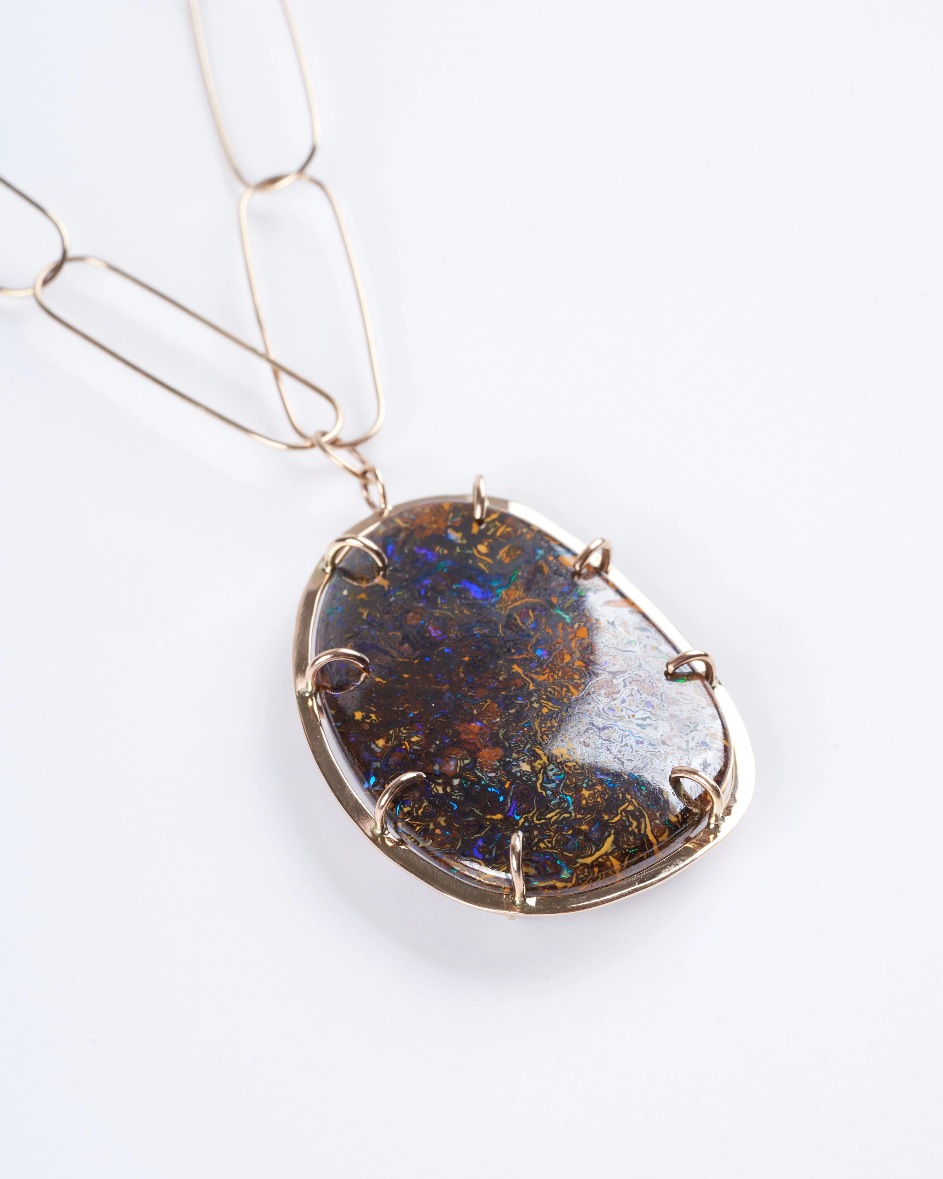 one of a kind boulder opal necklace - Image 2