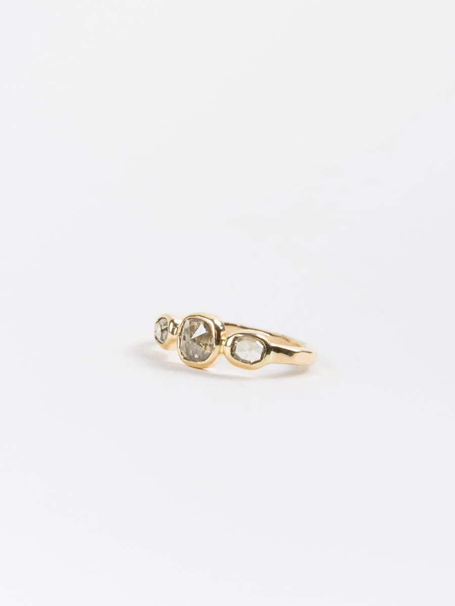one of a kind three diamond ring - Image 2