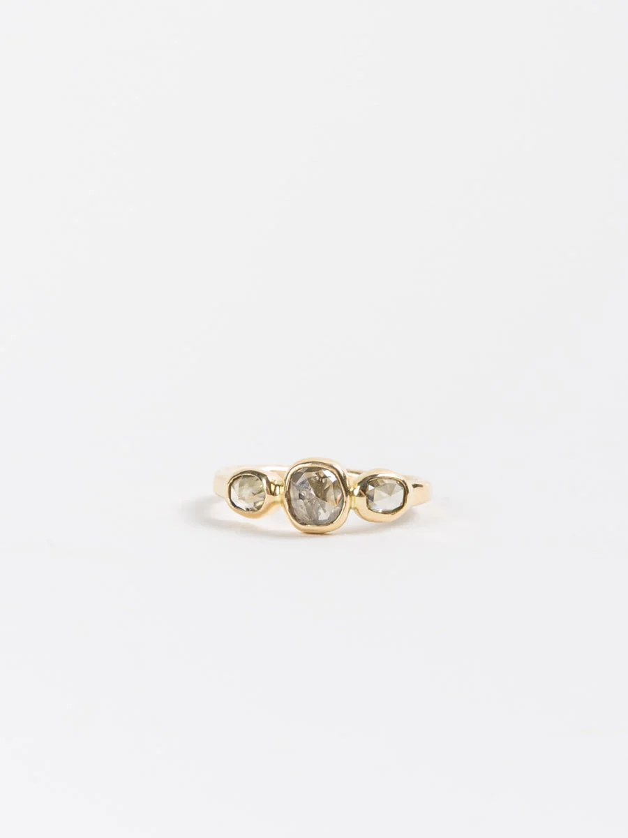 one of a kind three diamond ring - Image 3