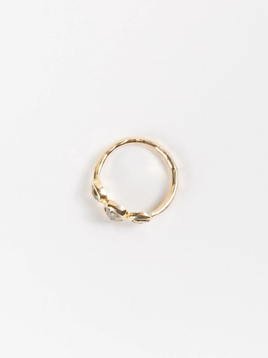 one of a kind three diamond ring - Image 4