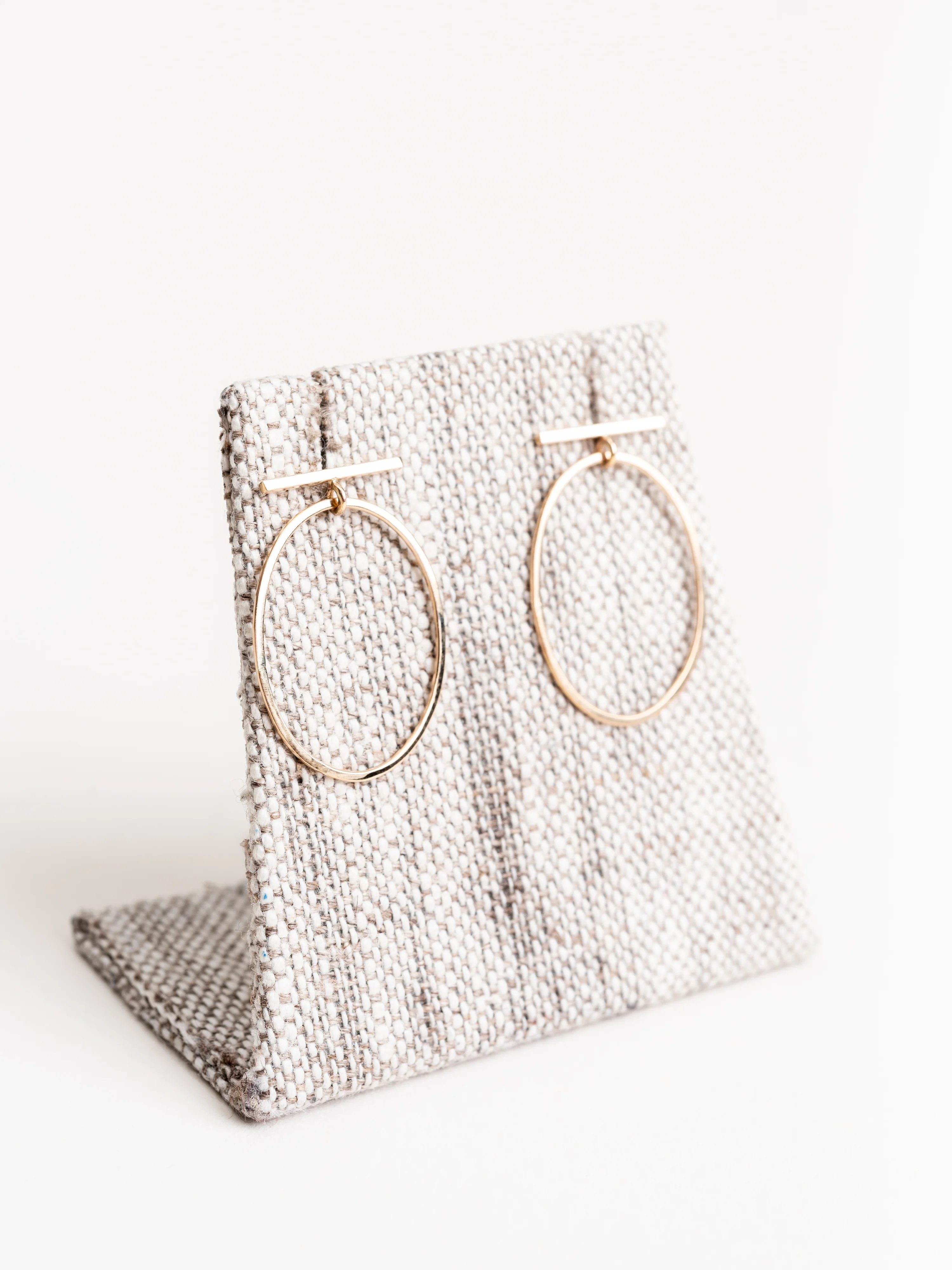 oval drop earrings - Image 4