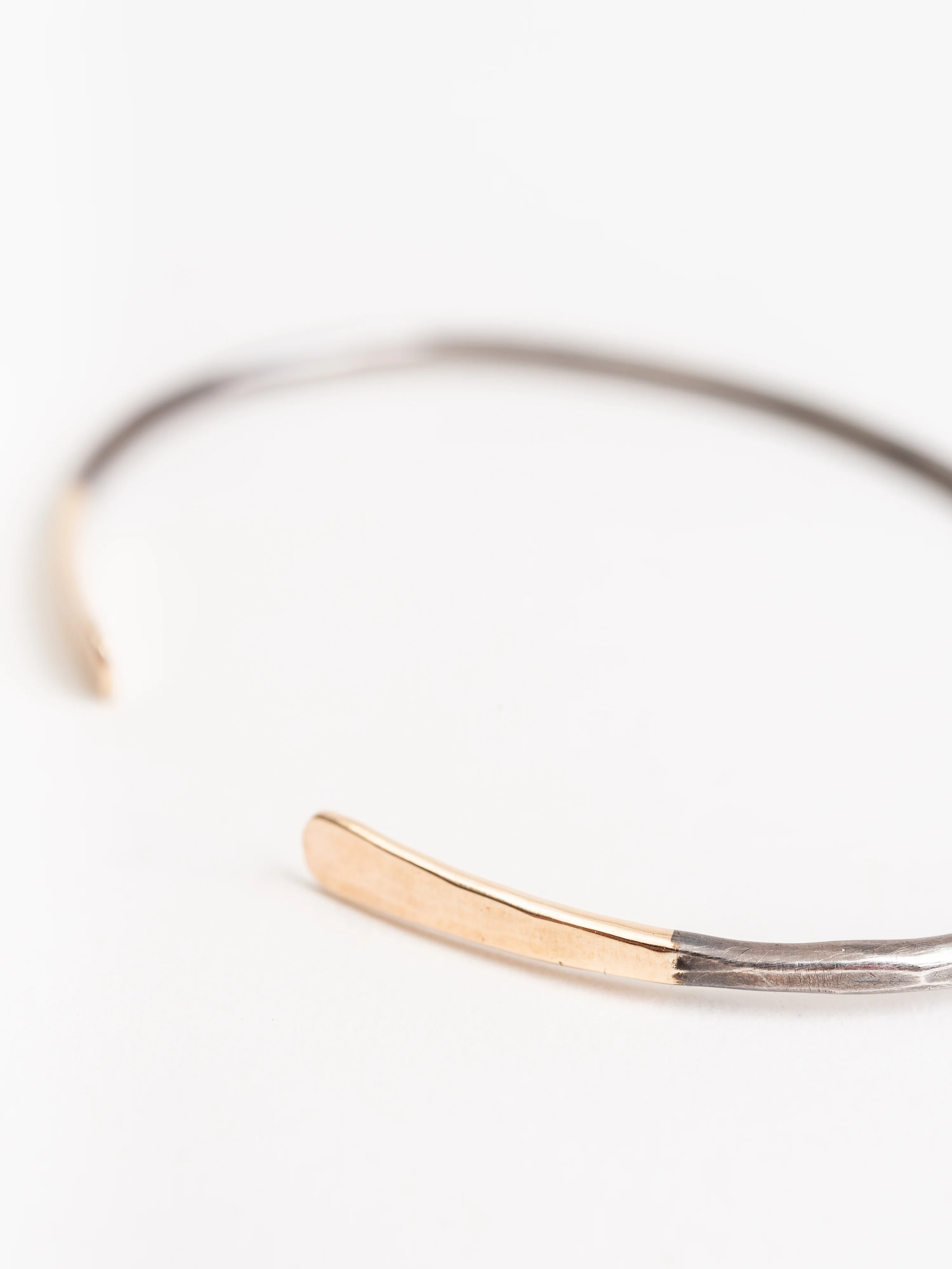 oxidized silver/gold bracelet - Image 3