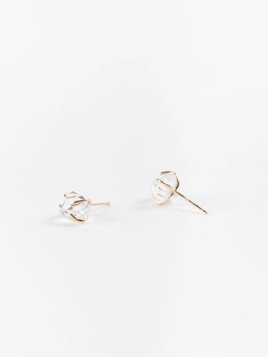 herkimer diamond studs - Image 4