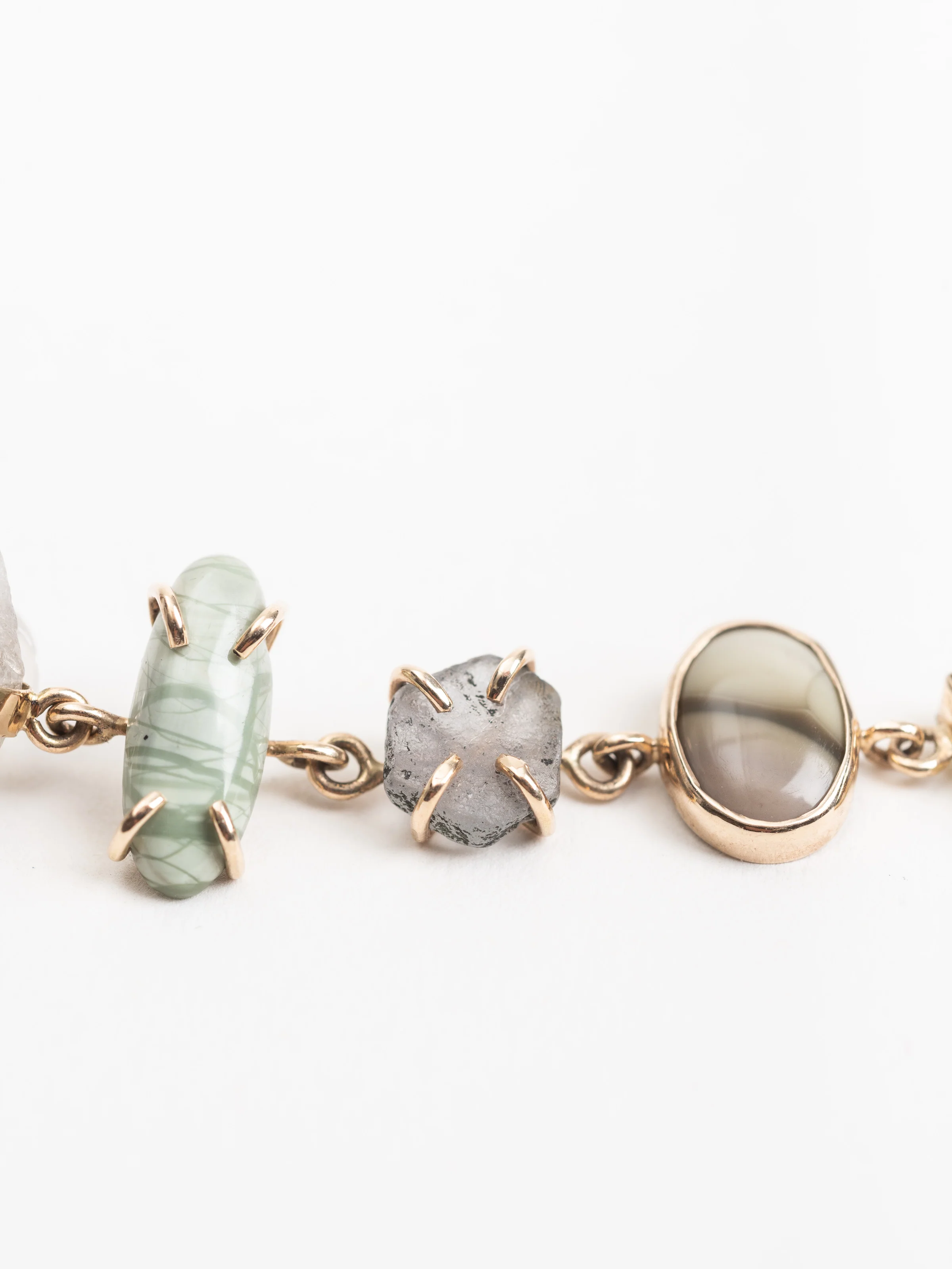 sapphire & jasper drop earrings - Image 3