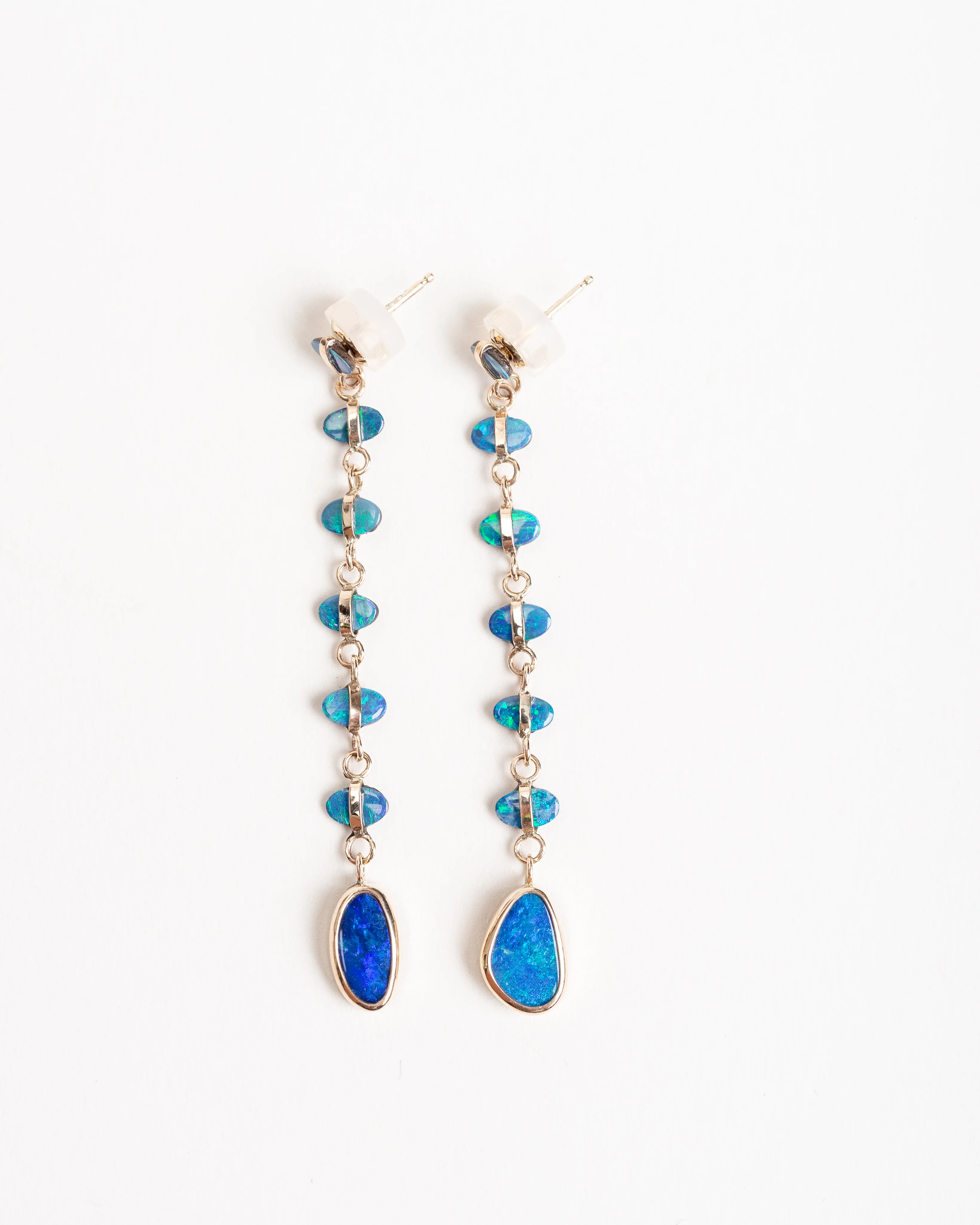 seven drop opal earrings - Image 2