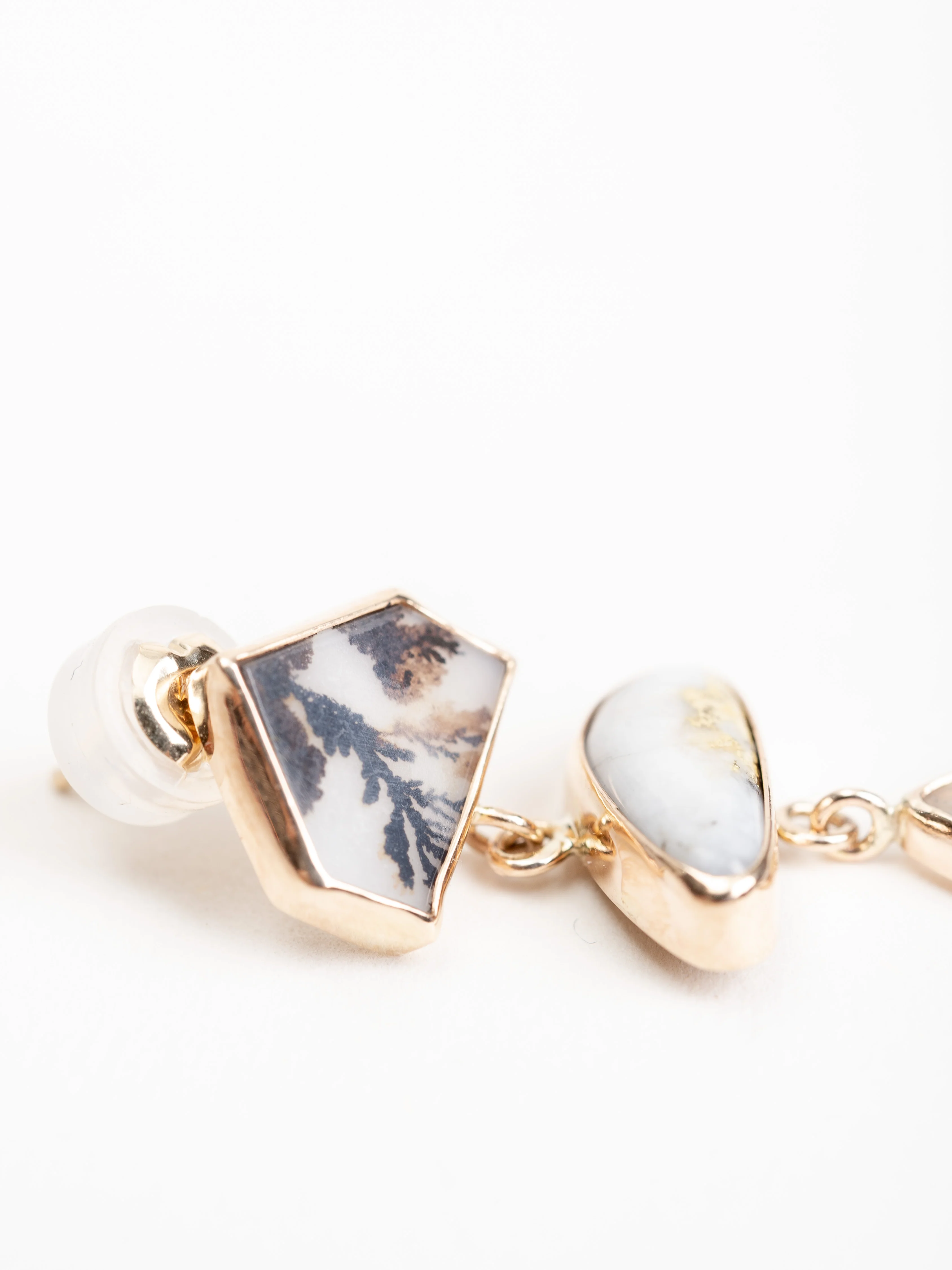 one of a kind triple drop mismatch earring - Image 4