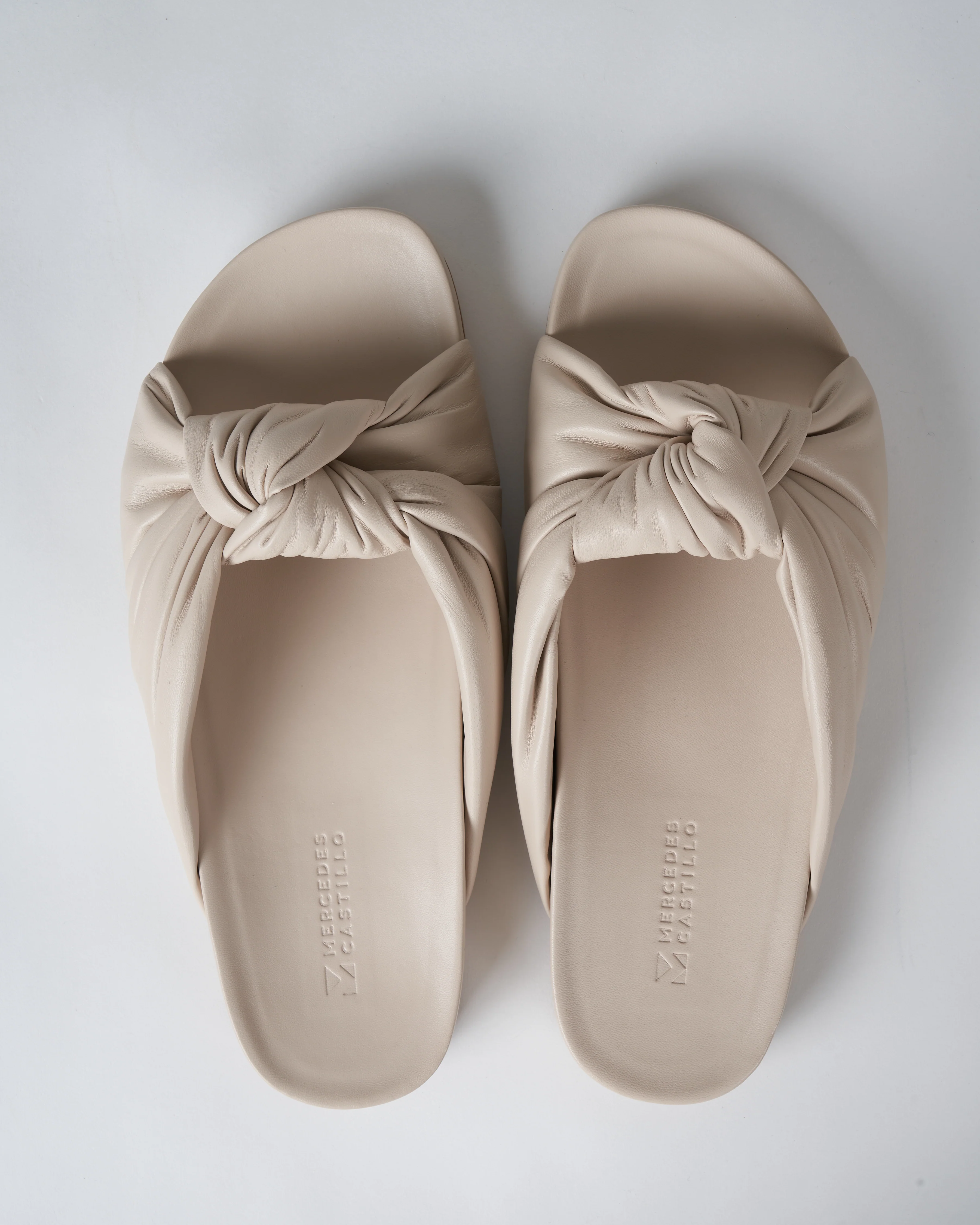 nora anatomic flat slide sandal - cocco leather - Image 5