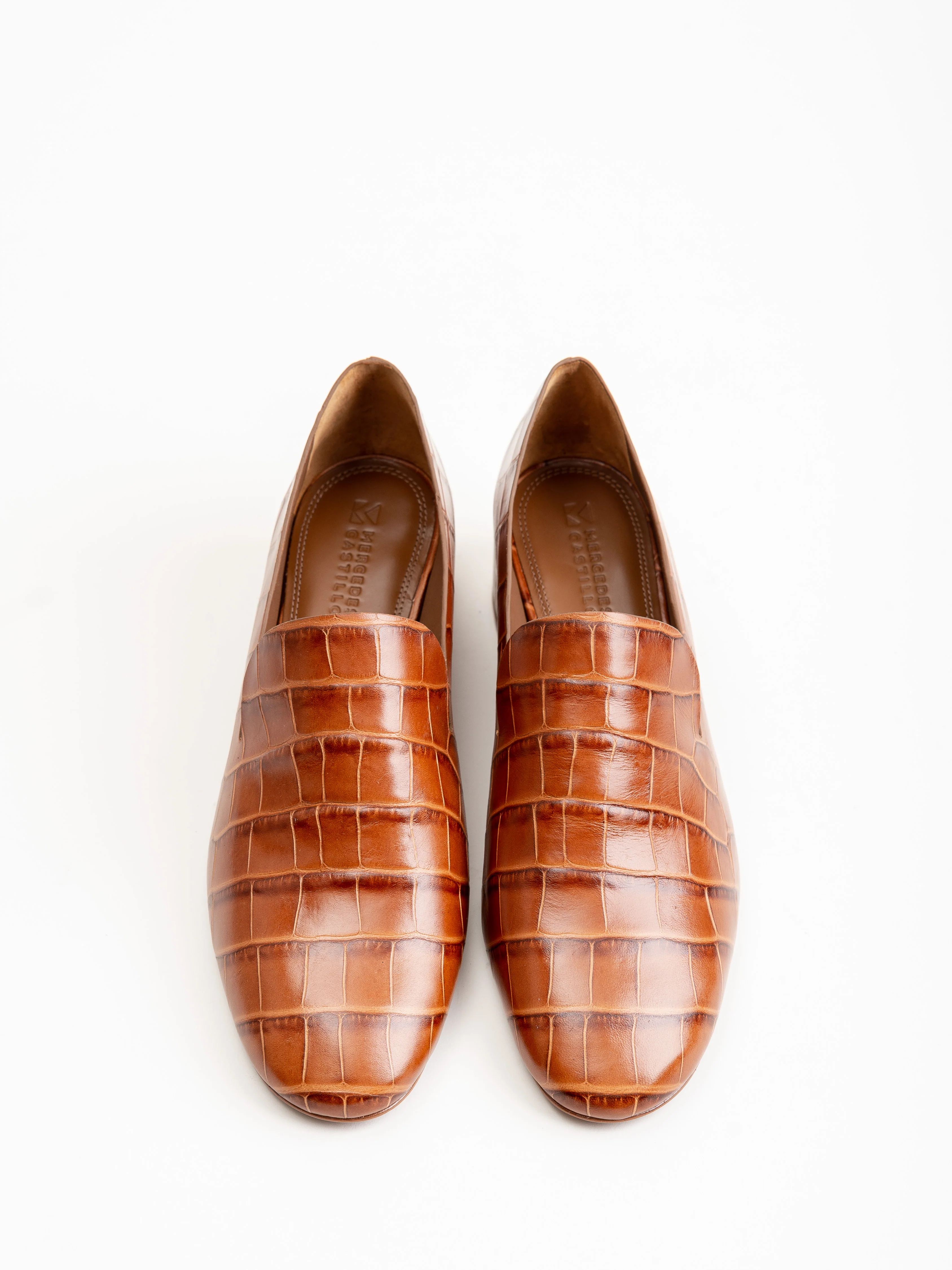 tillie loafer - tan croco - Image 4