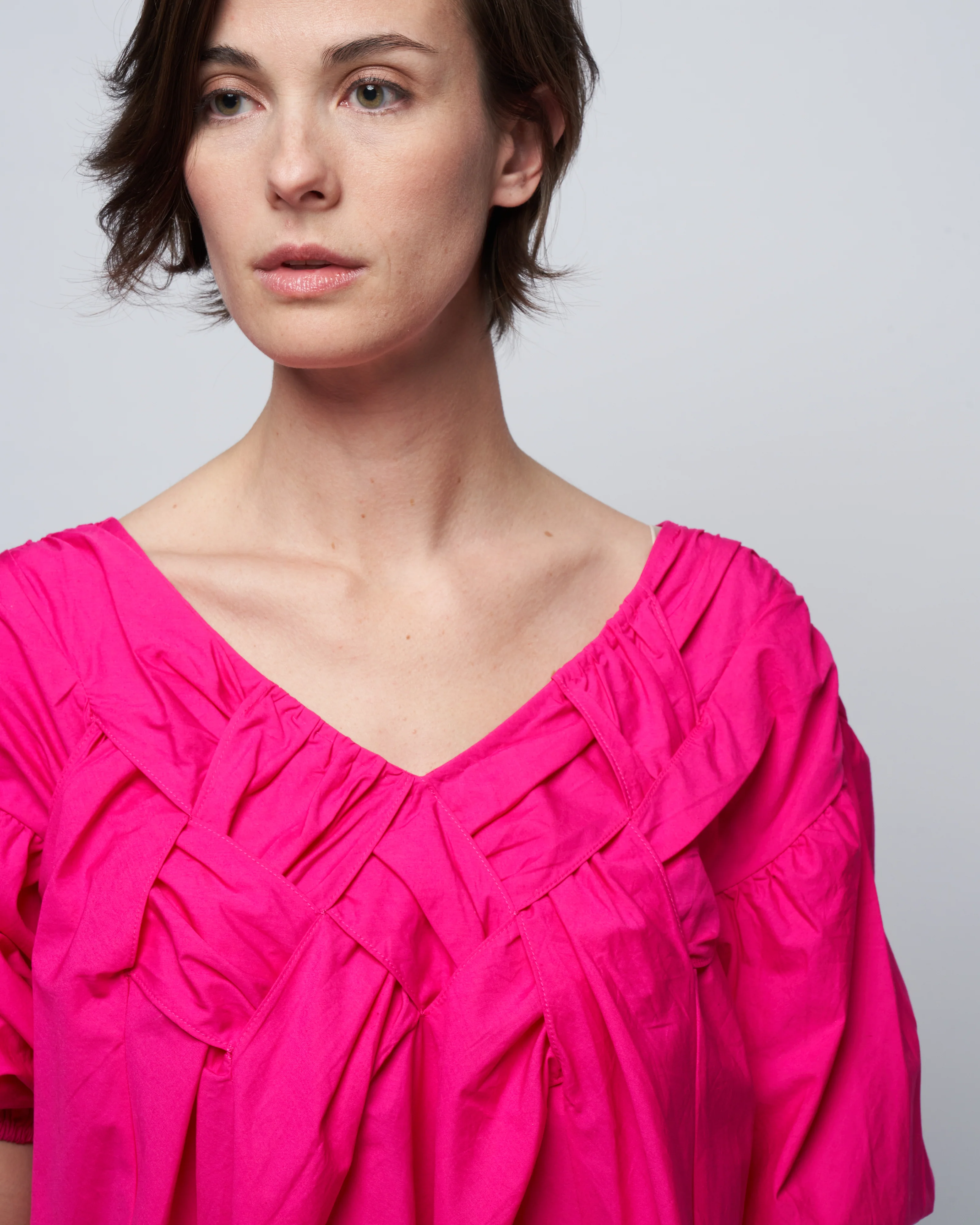antares blouse - magenta - Image 5