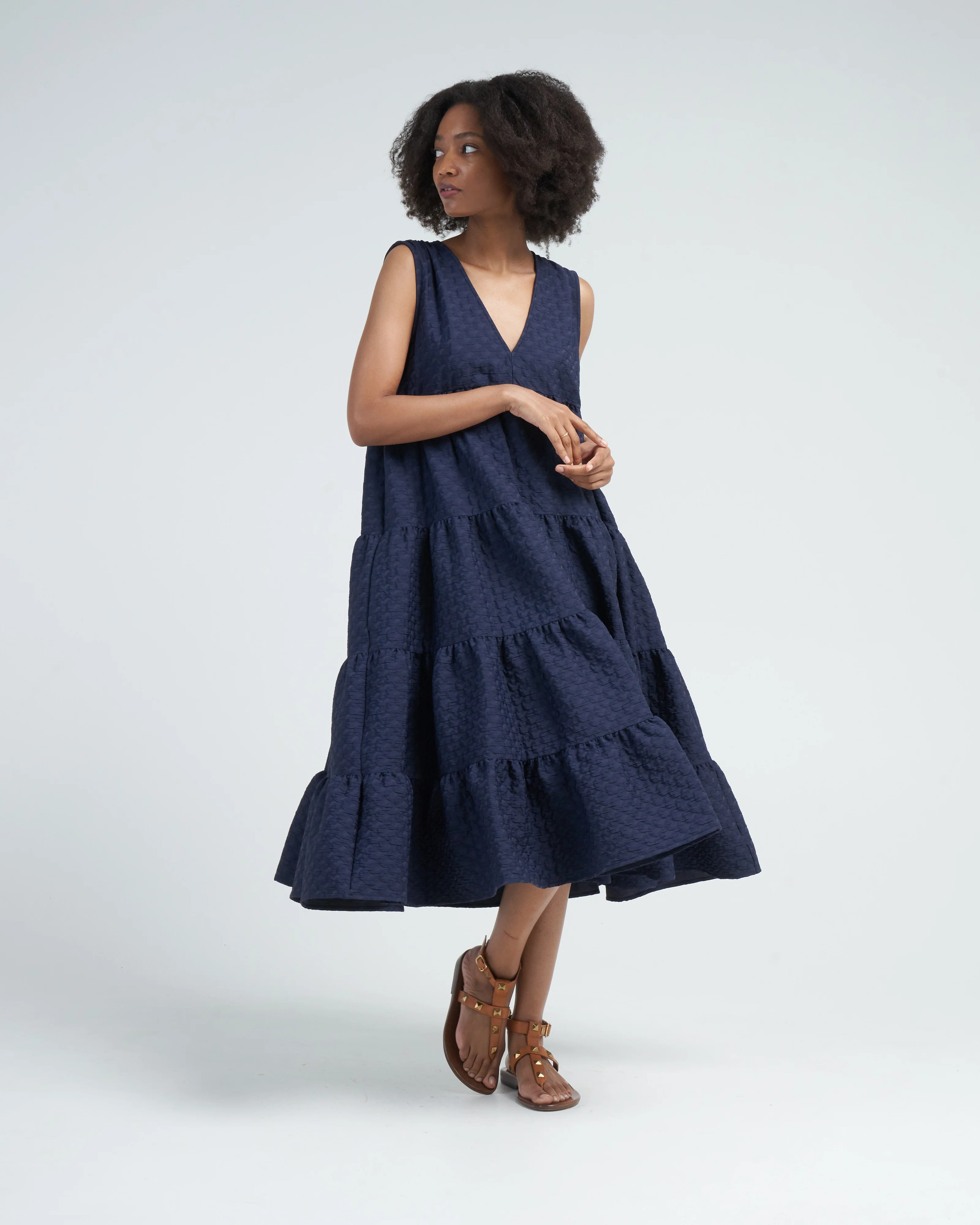 chelsea dress - navy - Image 2