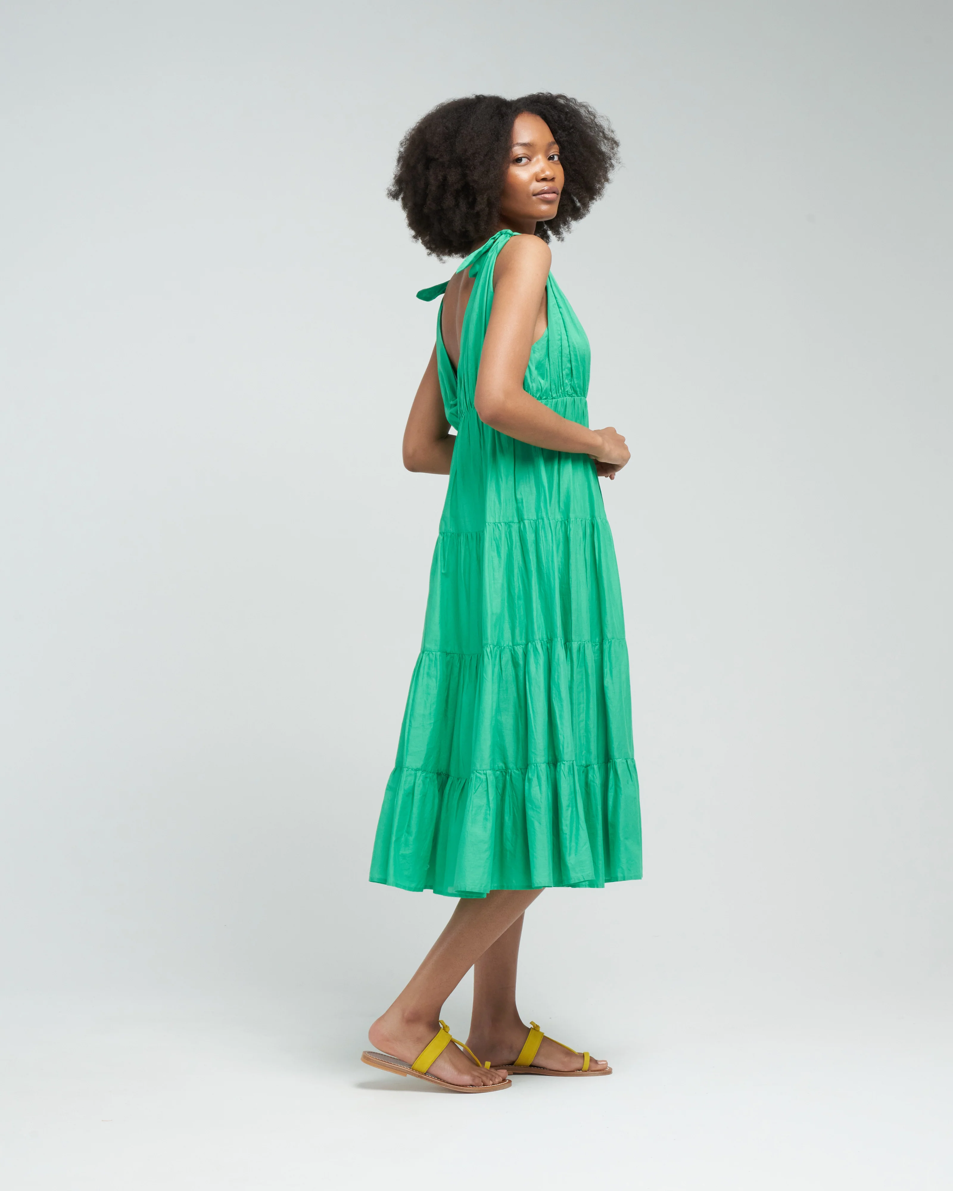 flor dress - kelly green - Image 3