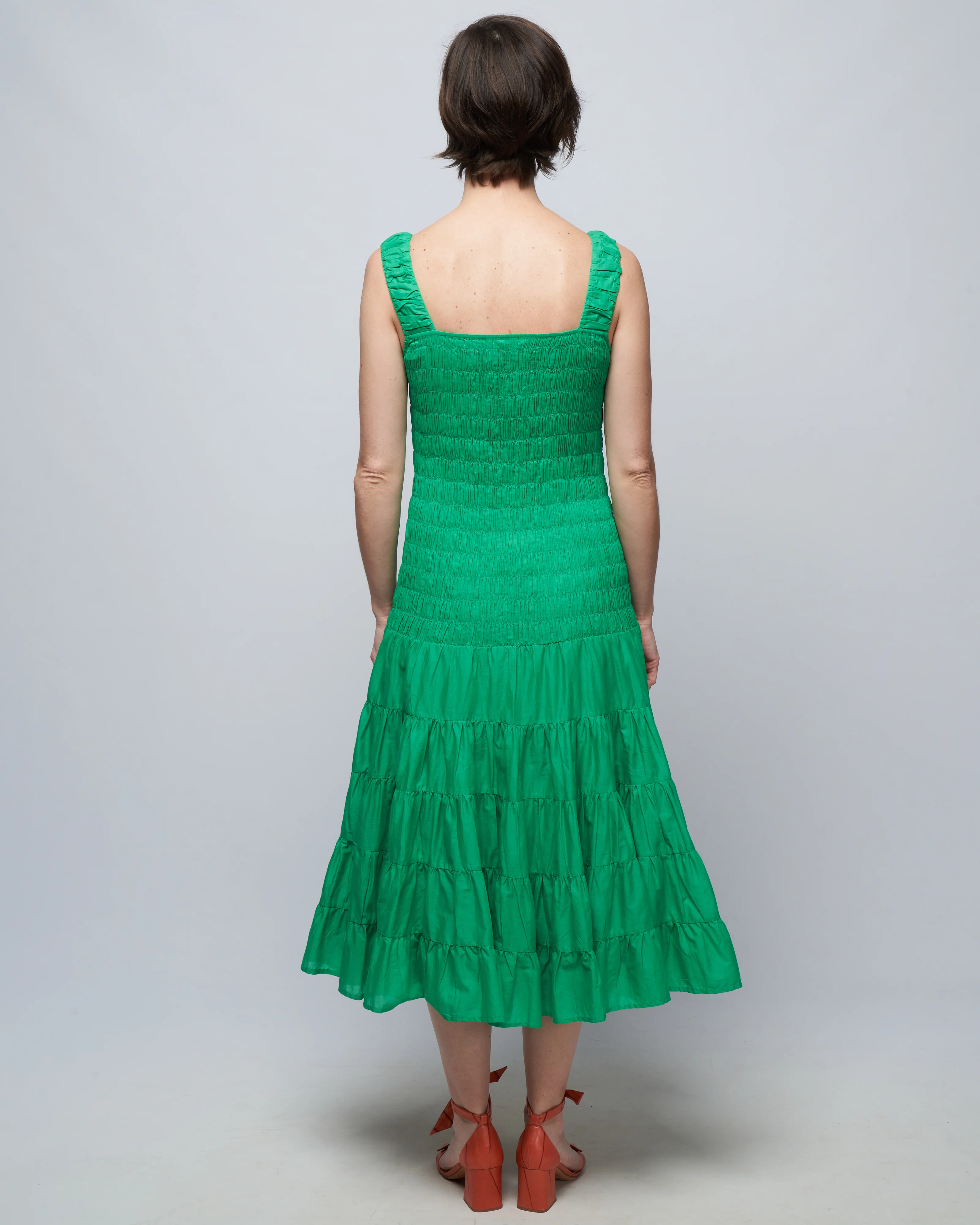 freja dress - kelly green - Image 4