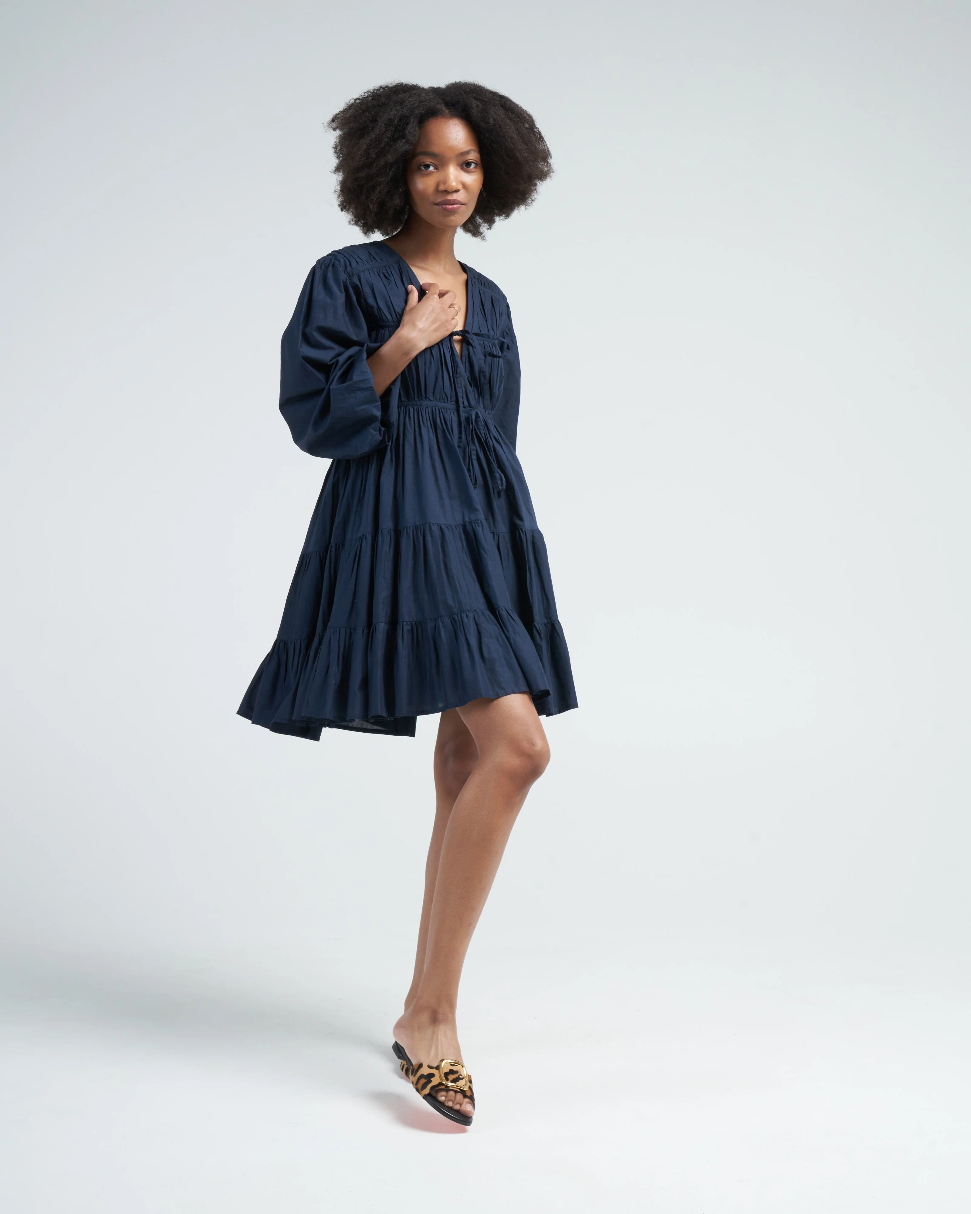 lasse dress - navy - Image 2