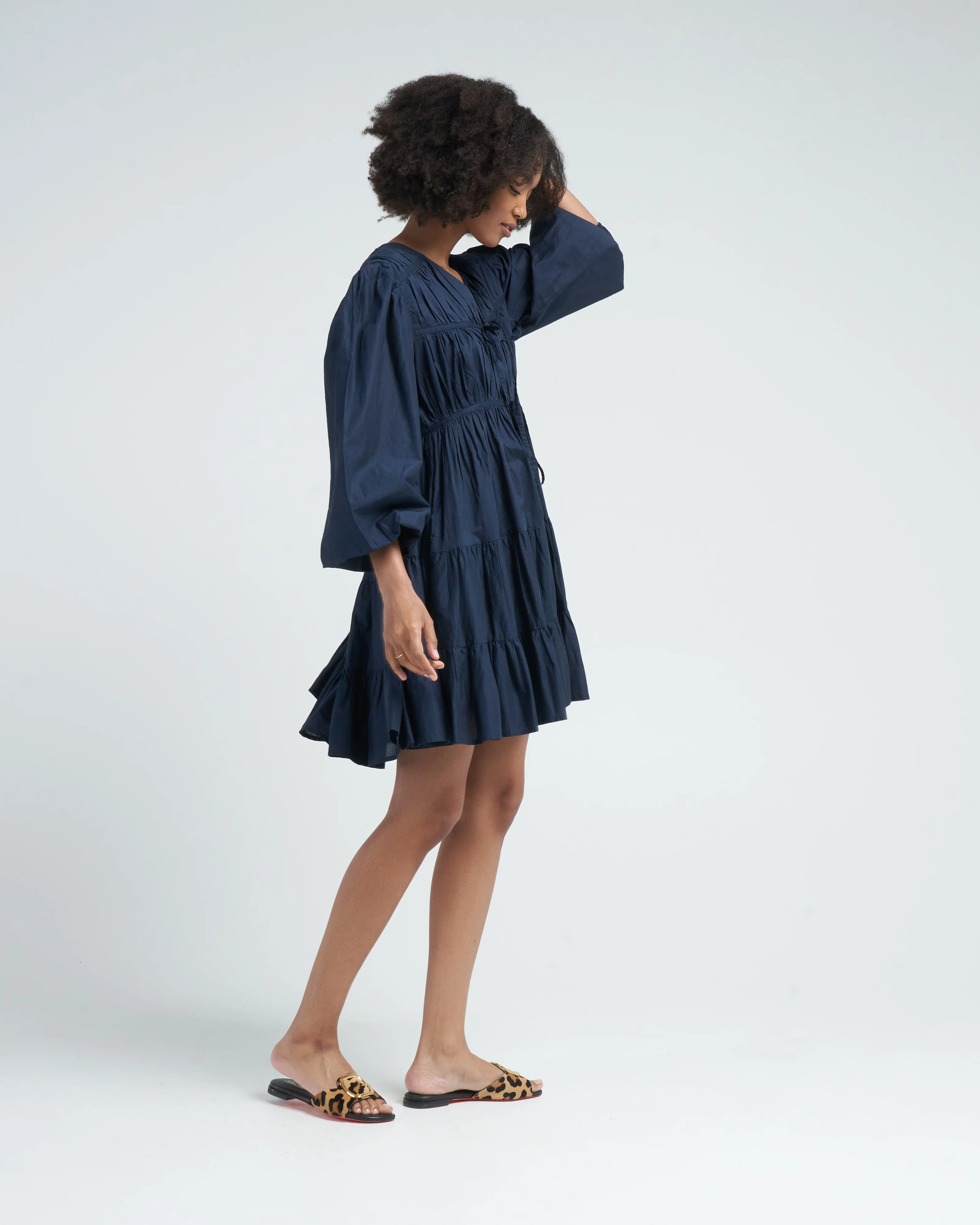 lasse dress - navy - Image 3