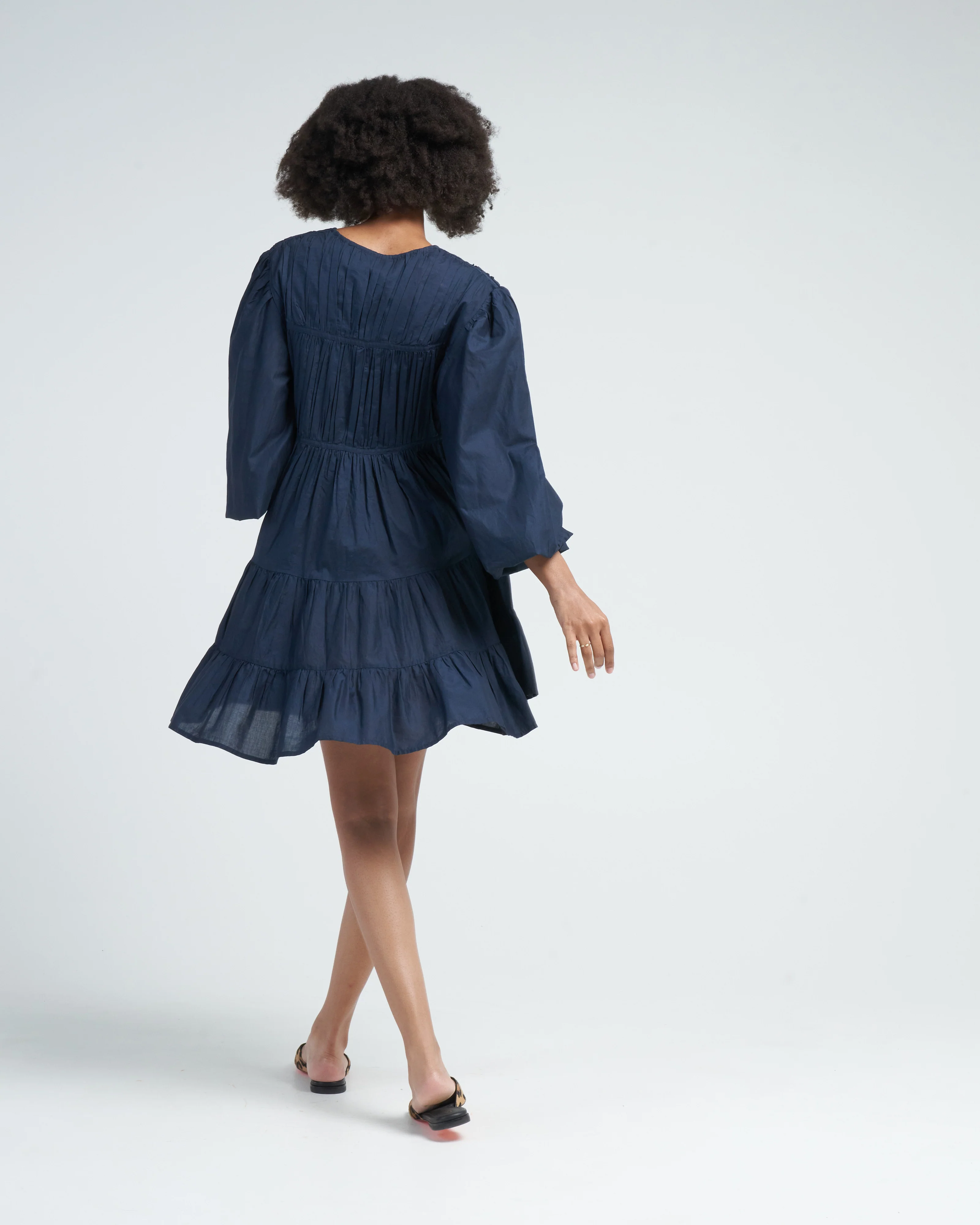 lasse dress - navy - Image 4