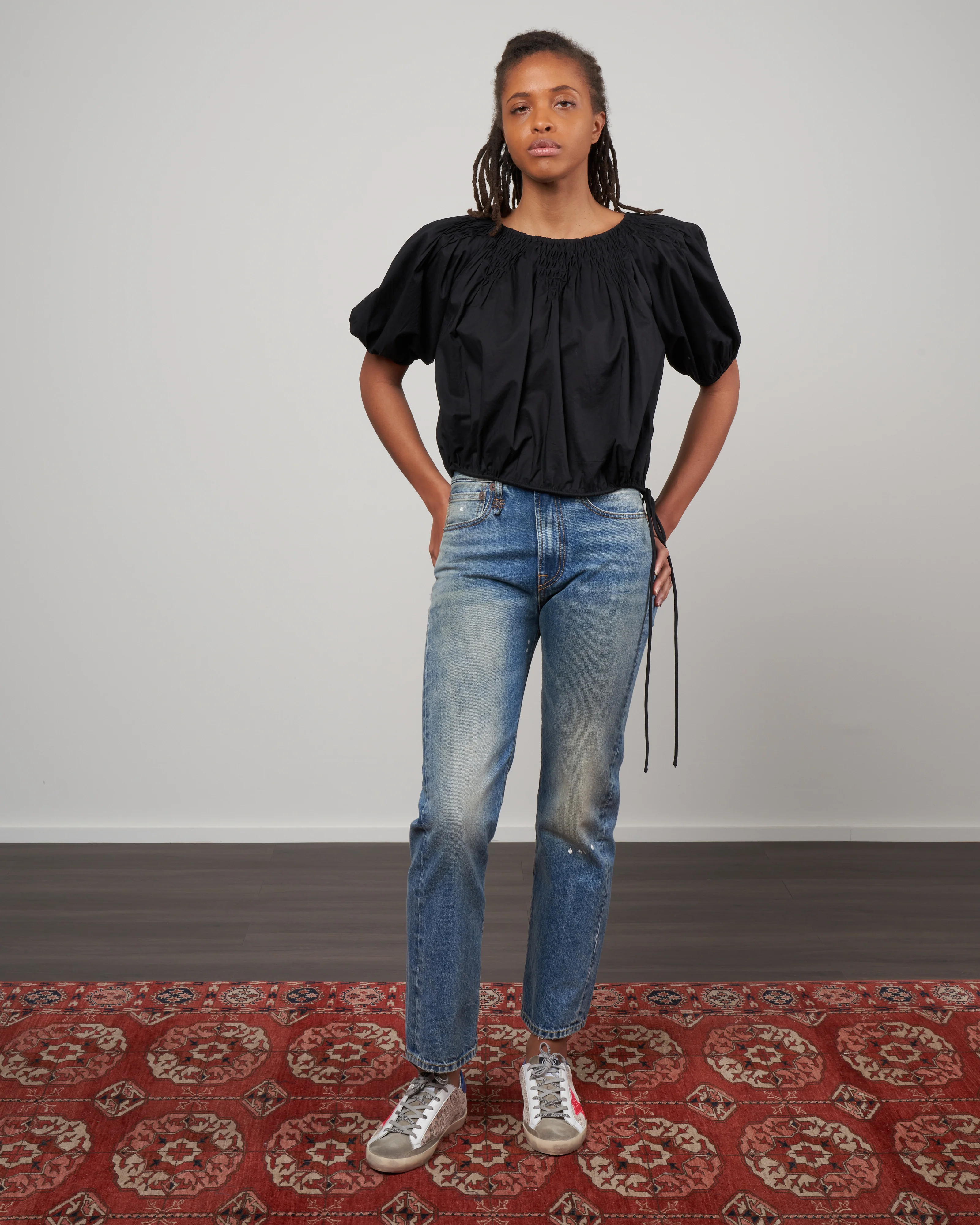 lotus blouse - black - Image 2