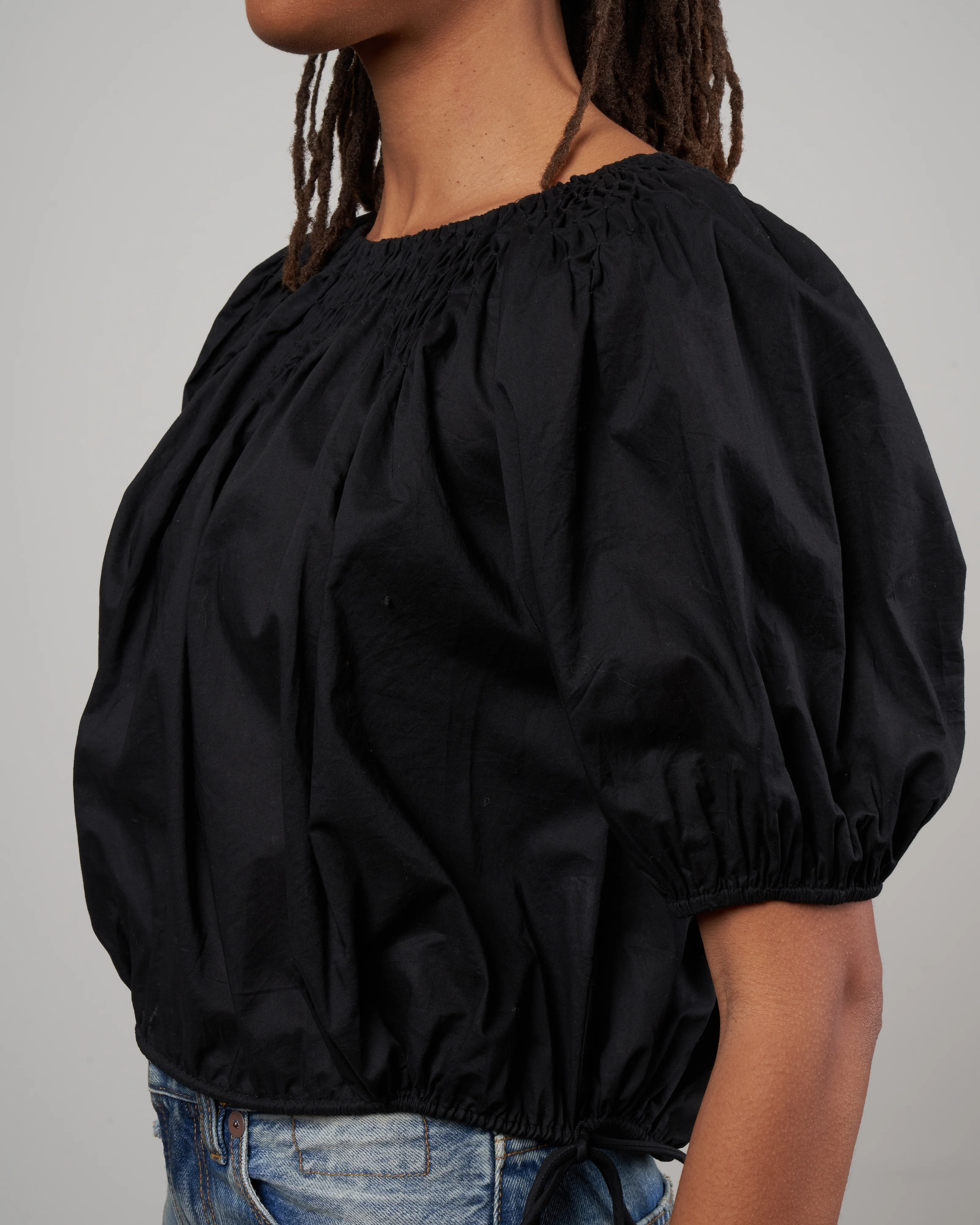 lotus blouse - black - Image 5