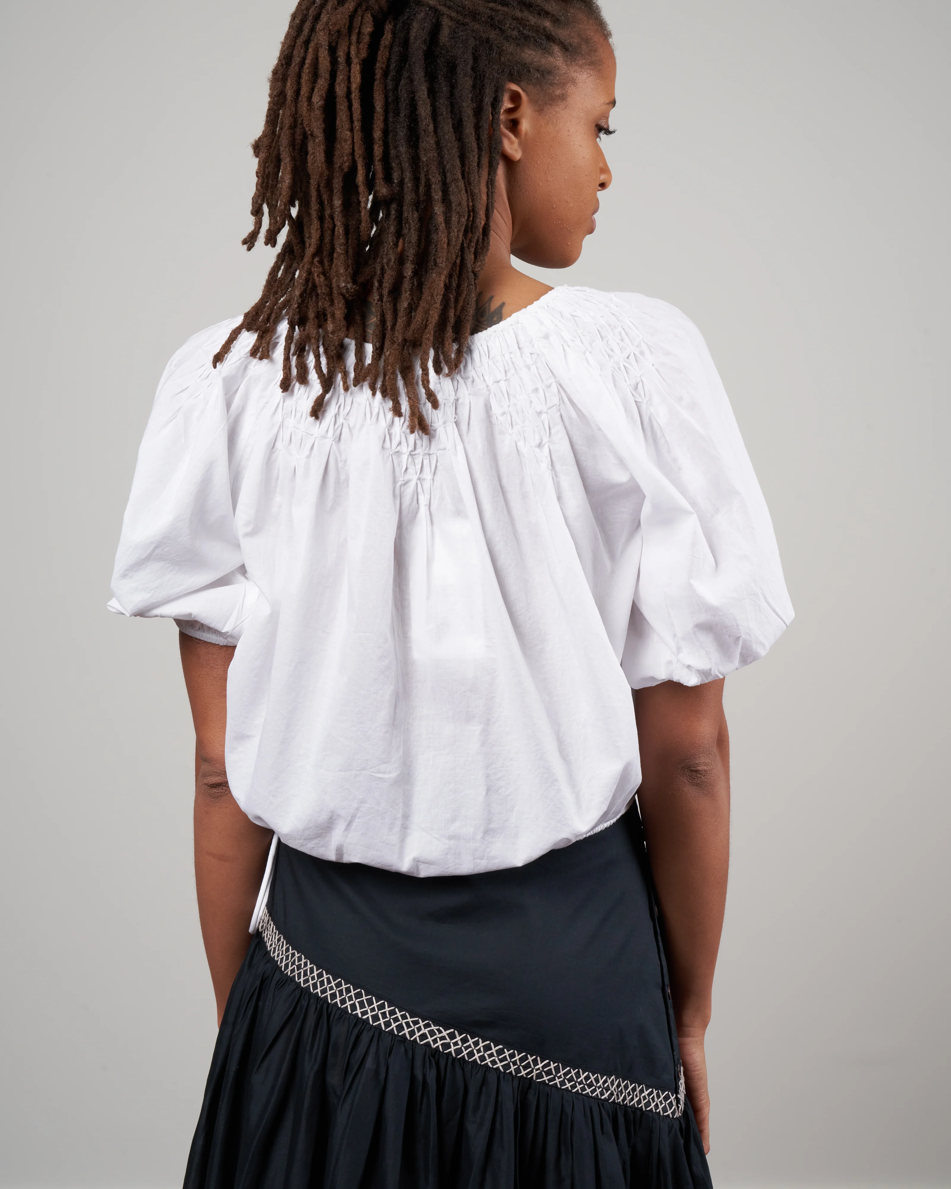 lotus blouse - white - Image 5