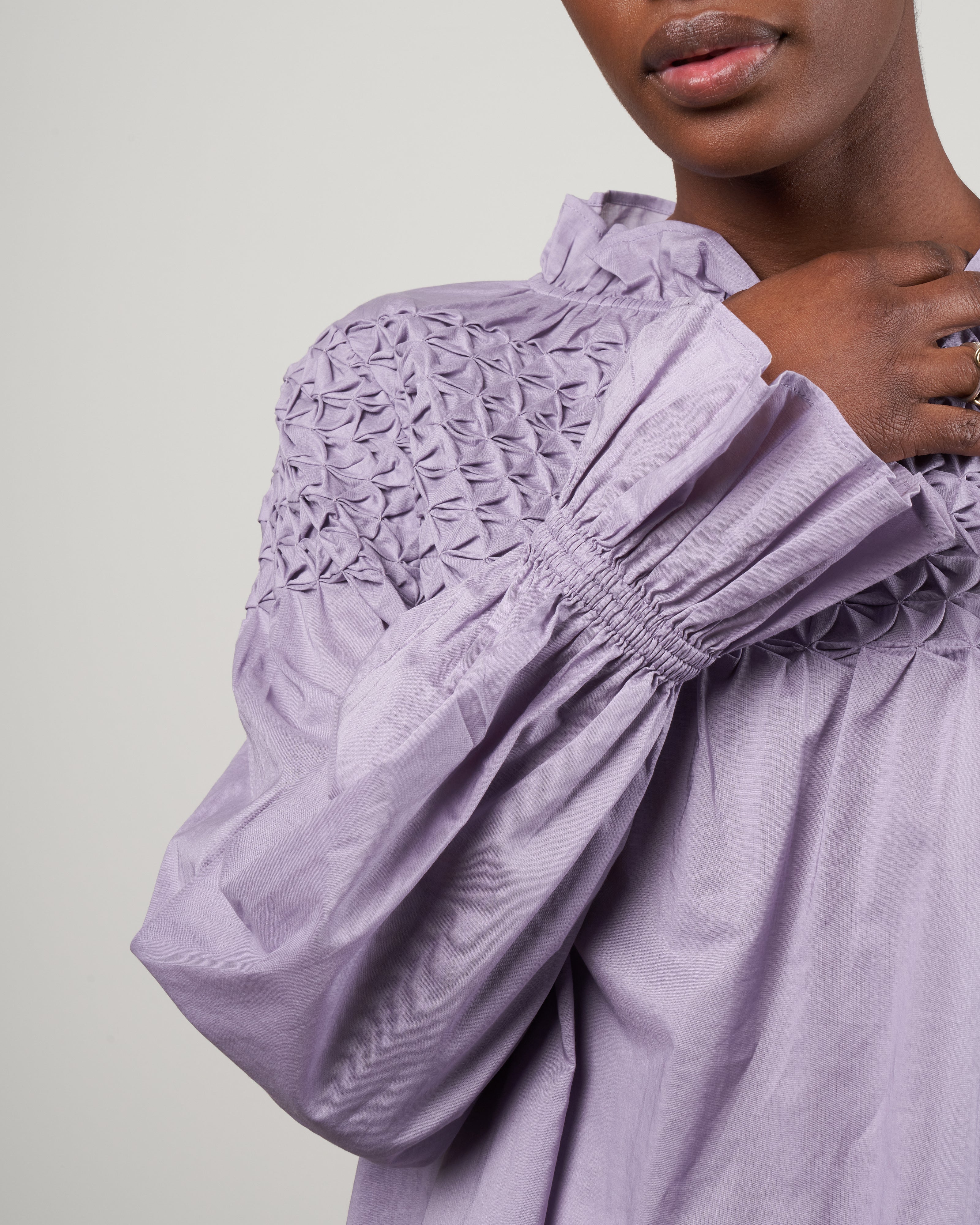 majorelle top - lavender ash - Image 5