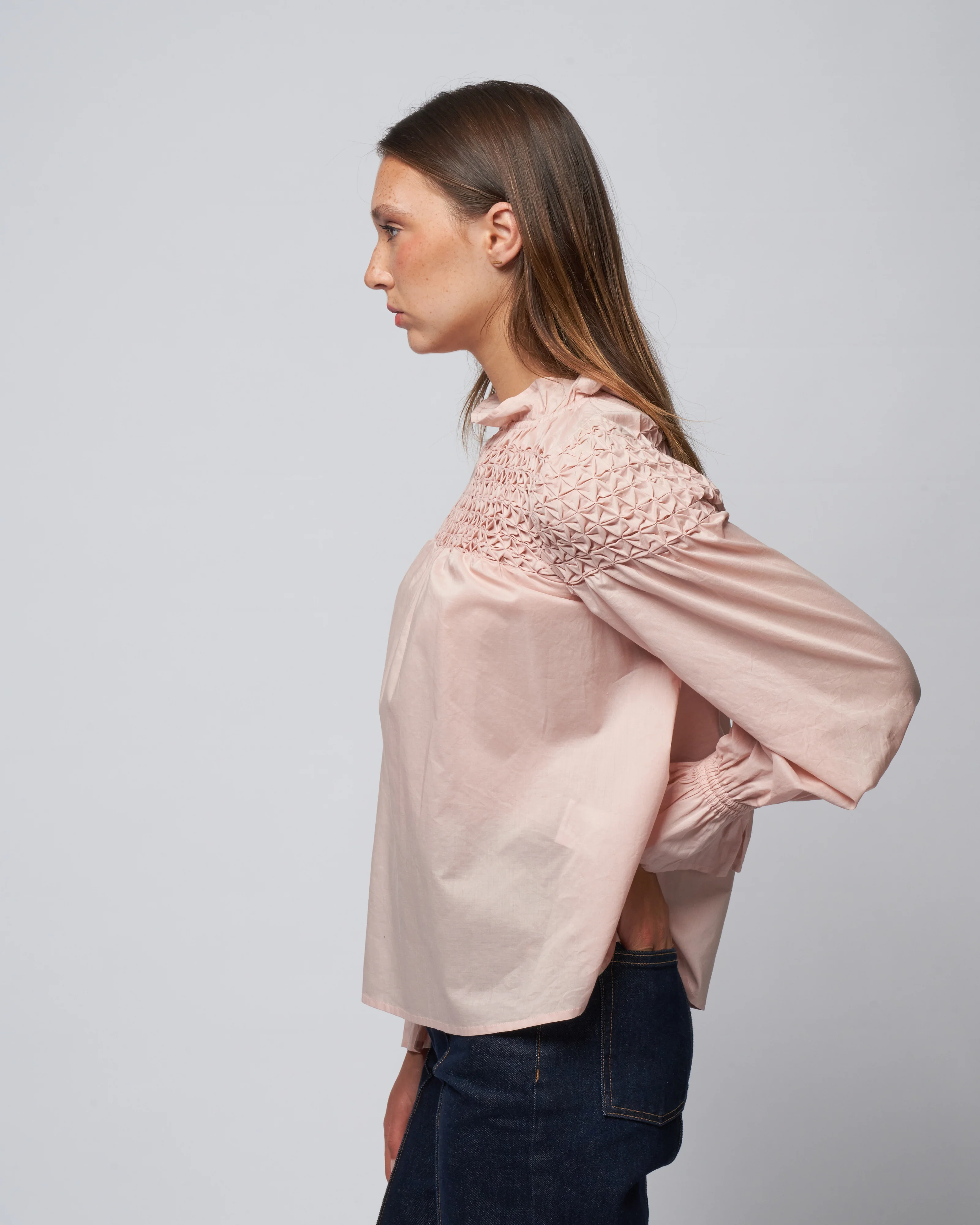 majorelle rose blouse - rose - Image 3