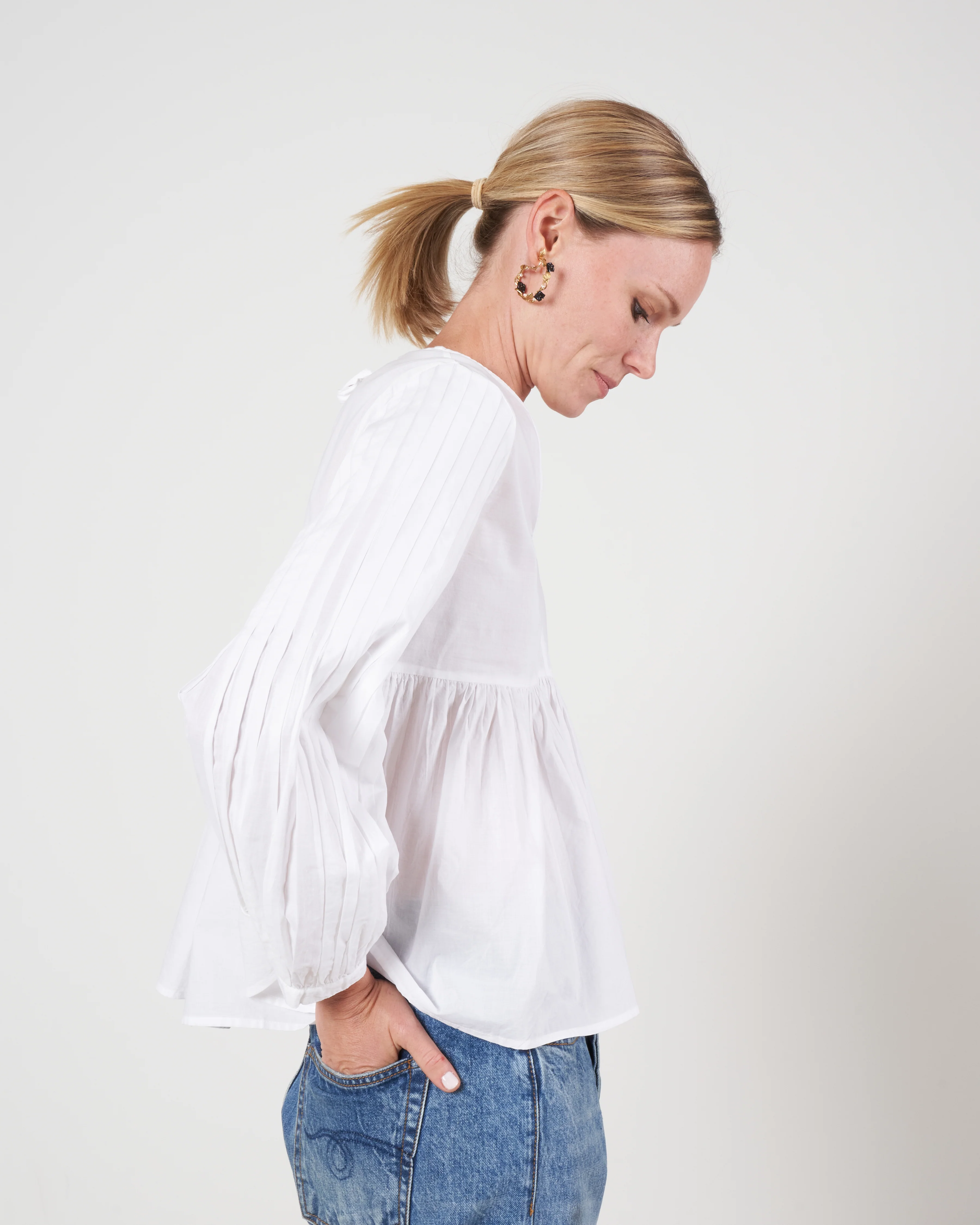 mita blouse - white - Image 3