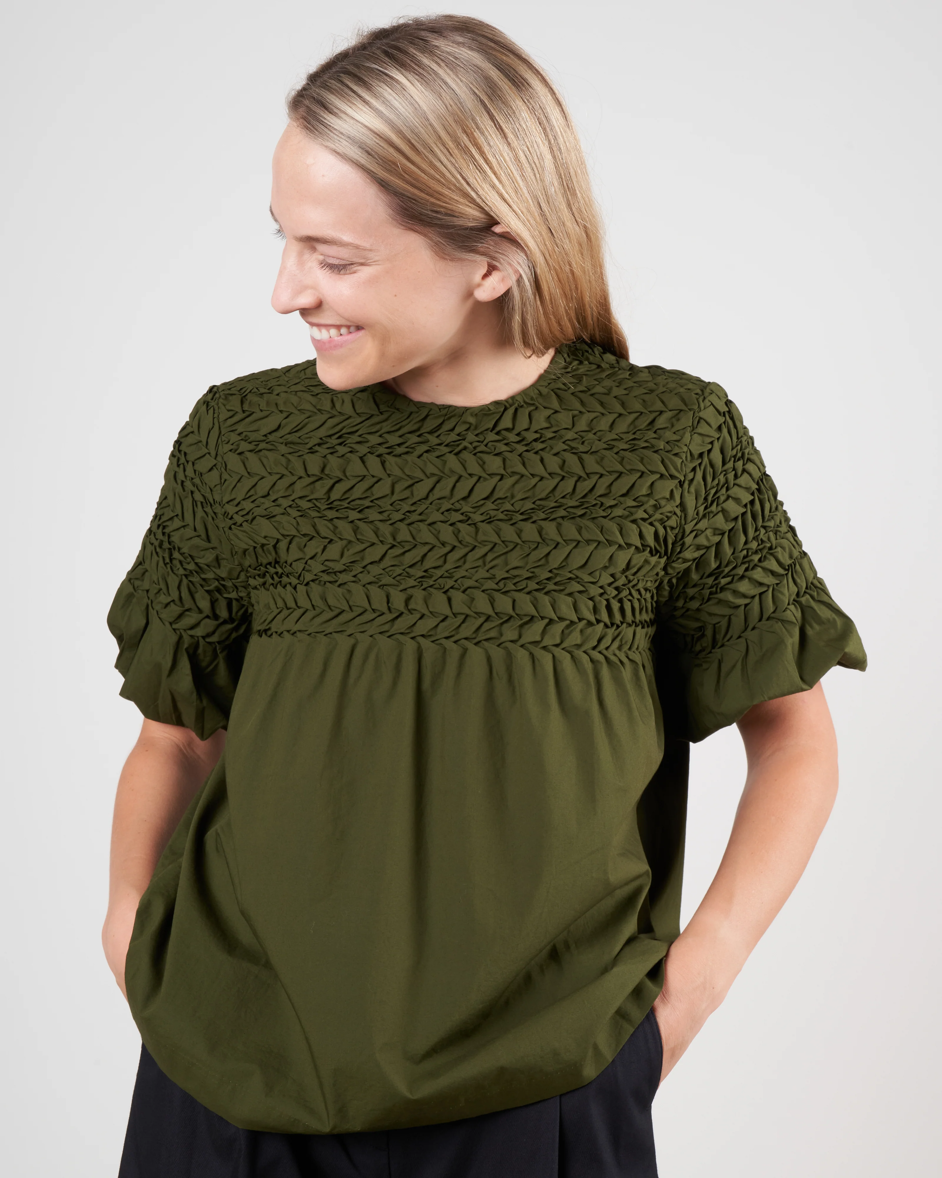orestes blouse - olive