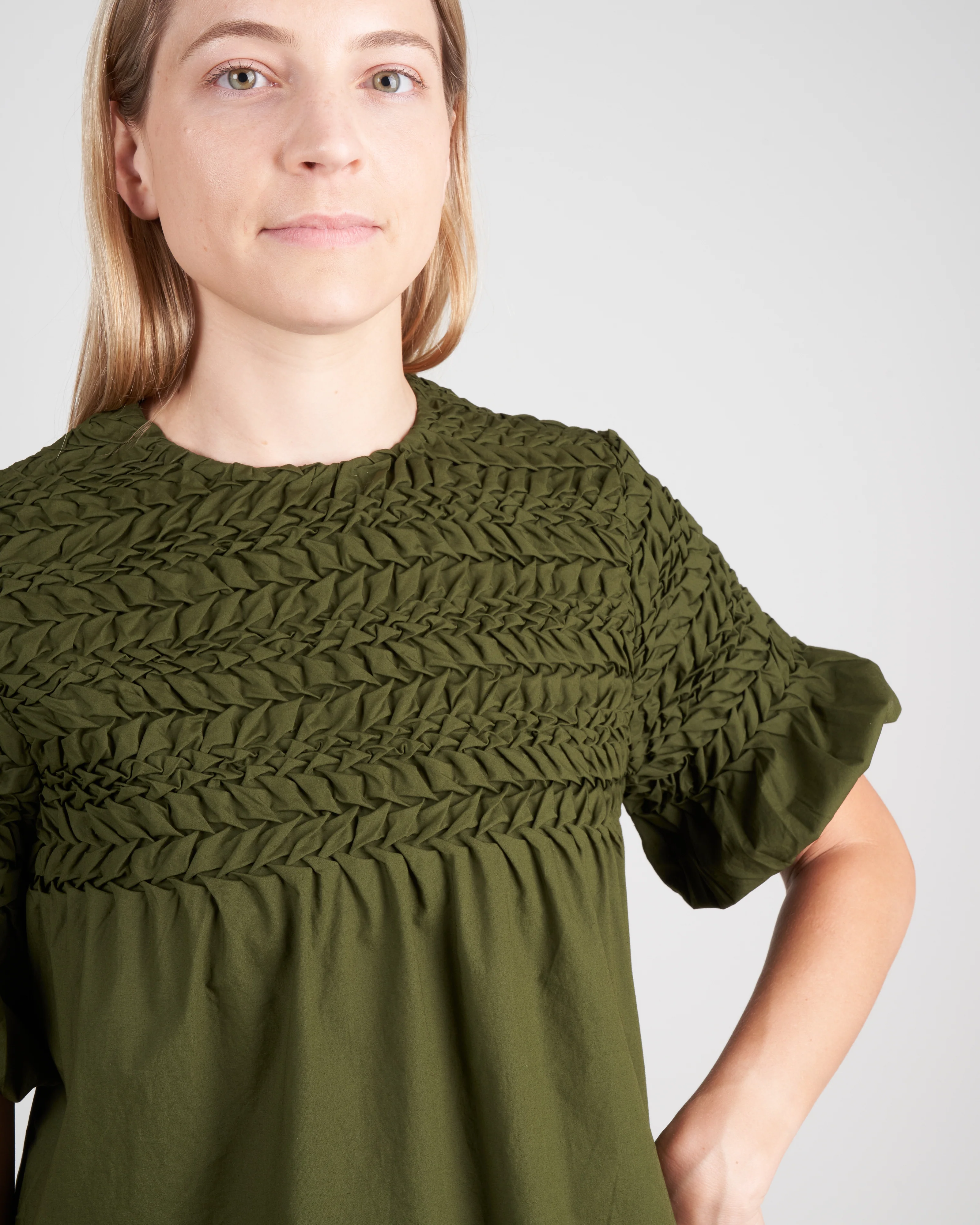 orestes blouse - olive - Image 5