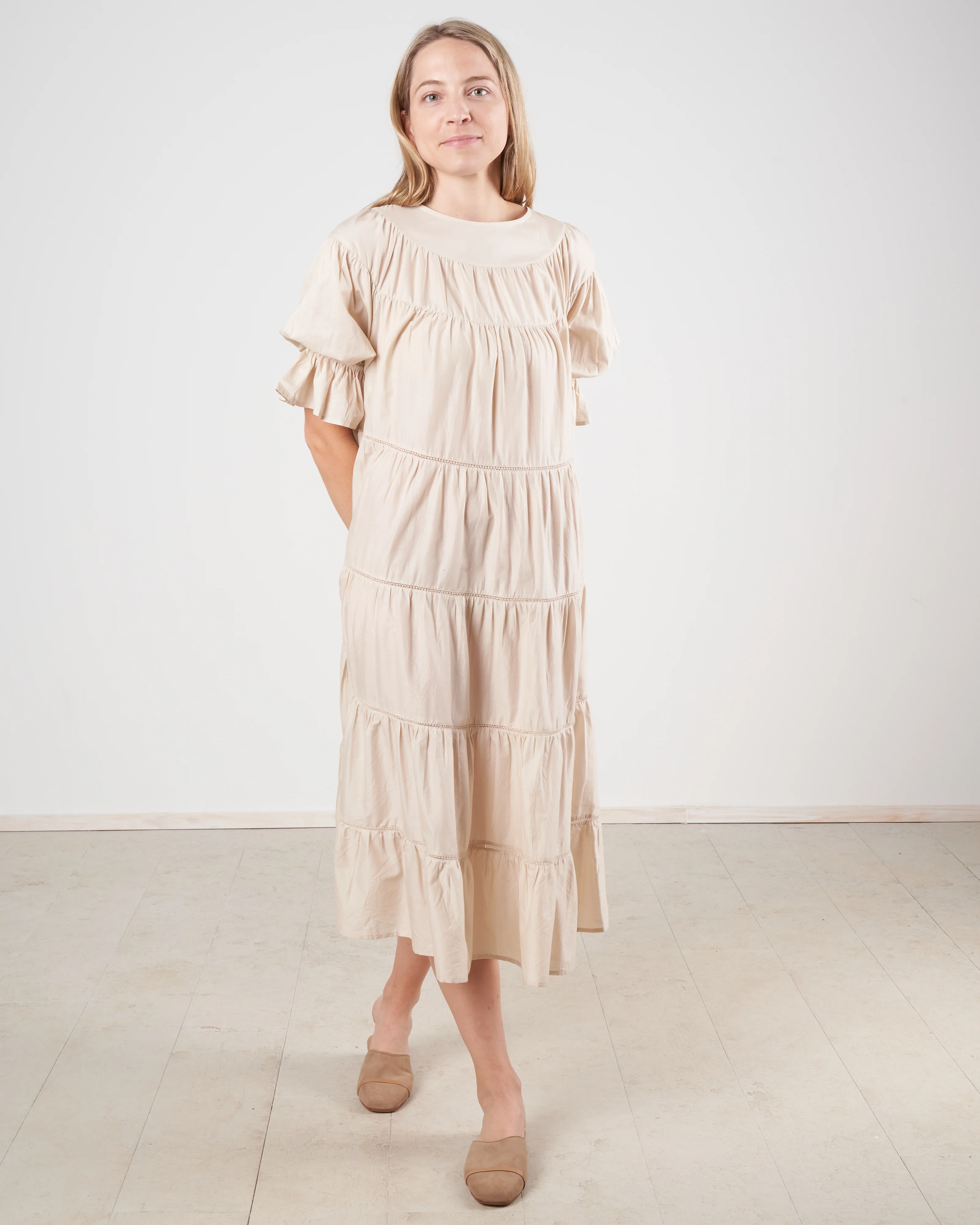 paradis dress - light beige