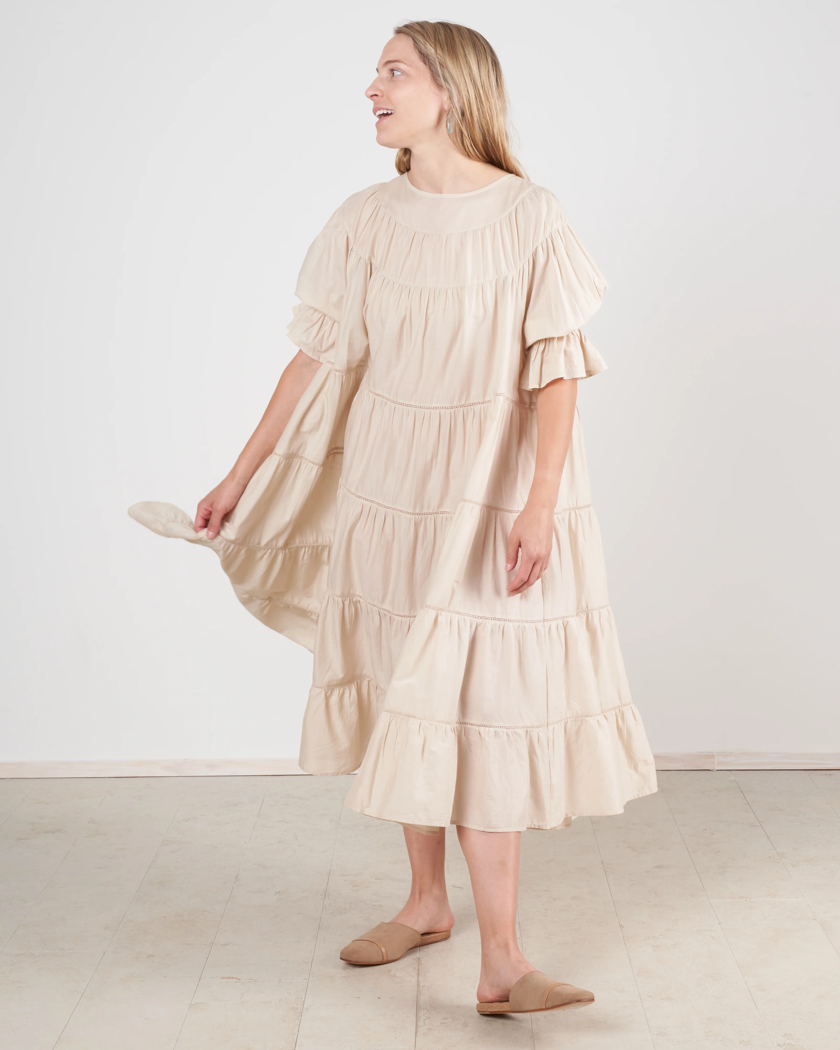 paradis dress - light beige - Image 2