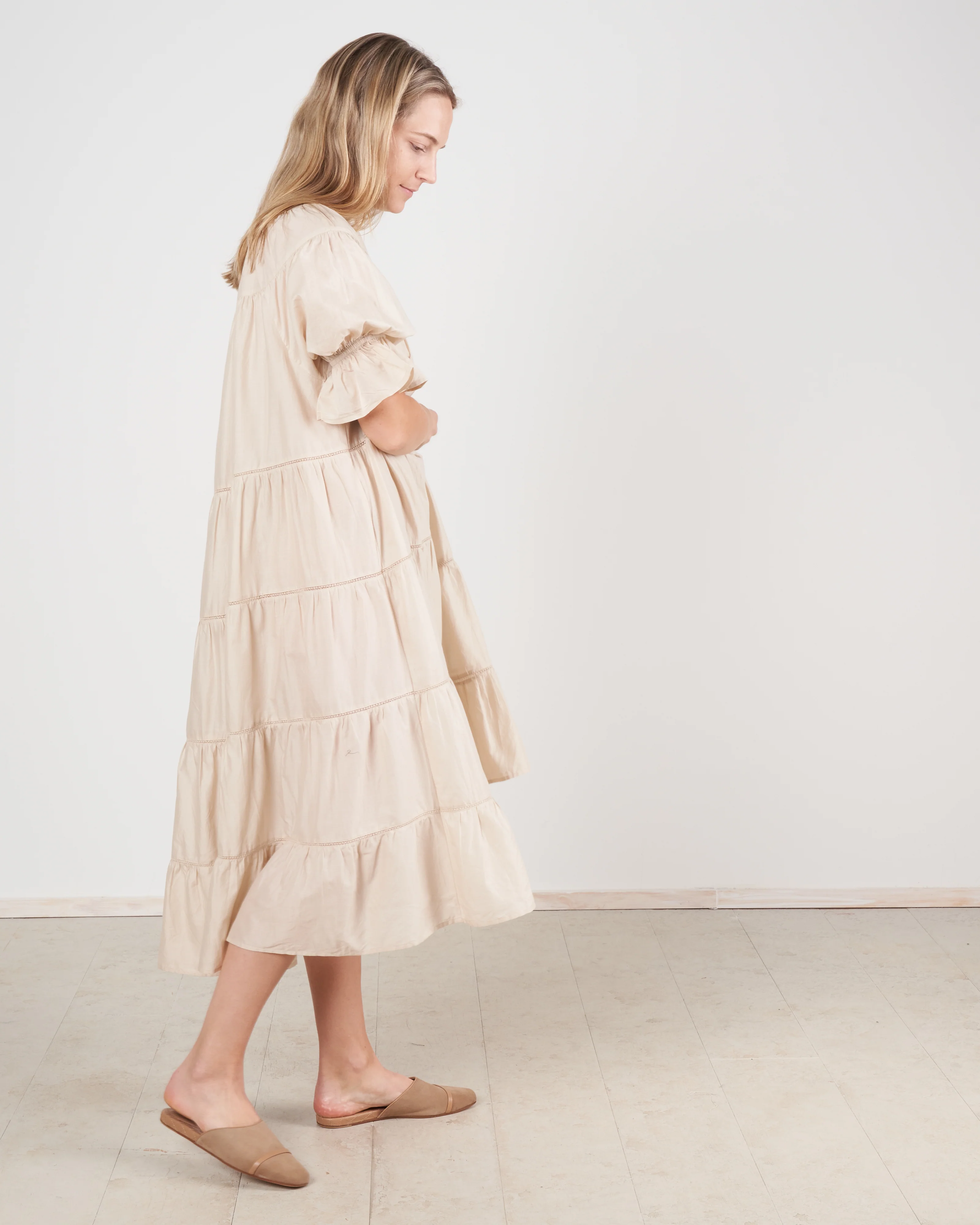 paradis dress - light beige - Image 3